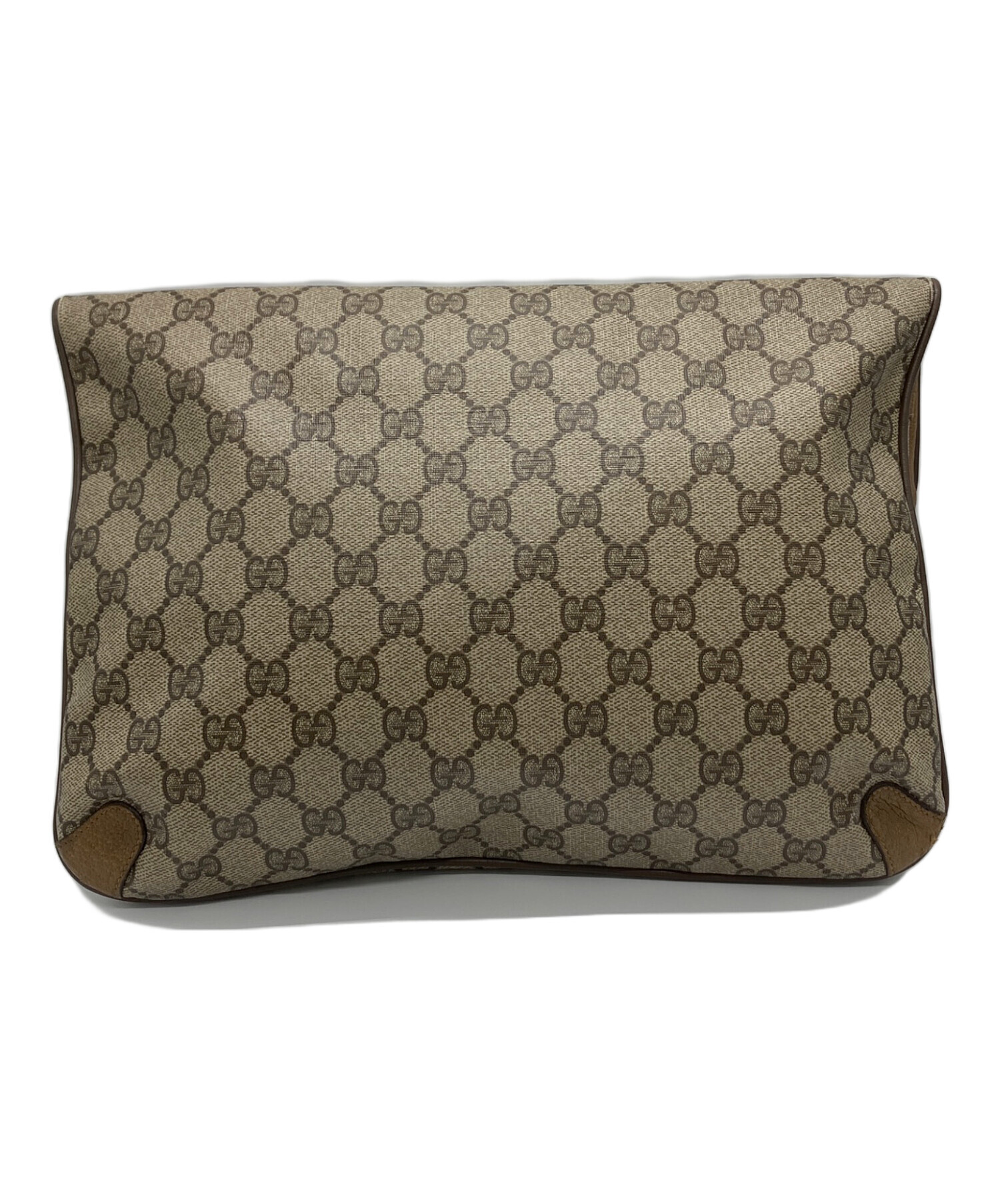 中古・古着通販】GUCCI (グッチ) クラッチバッグ ブラウン｜ブランド