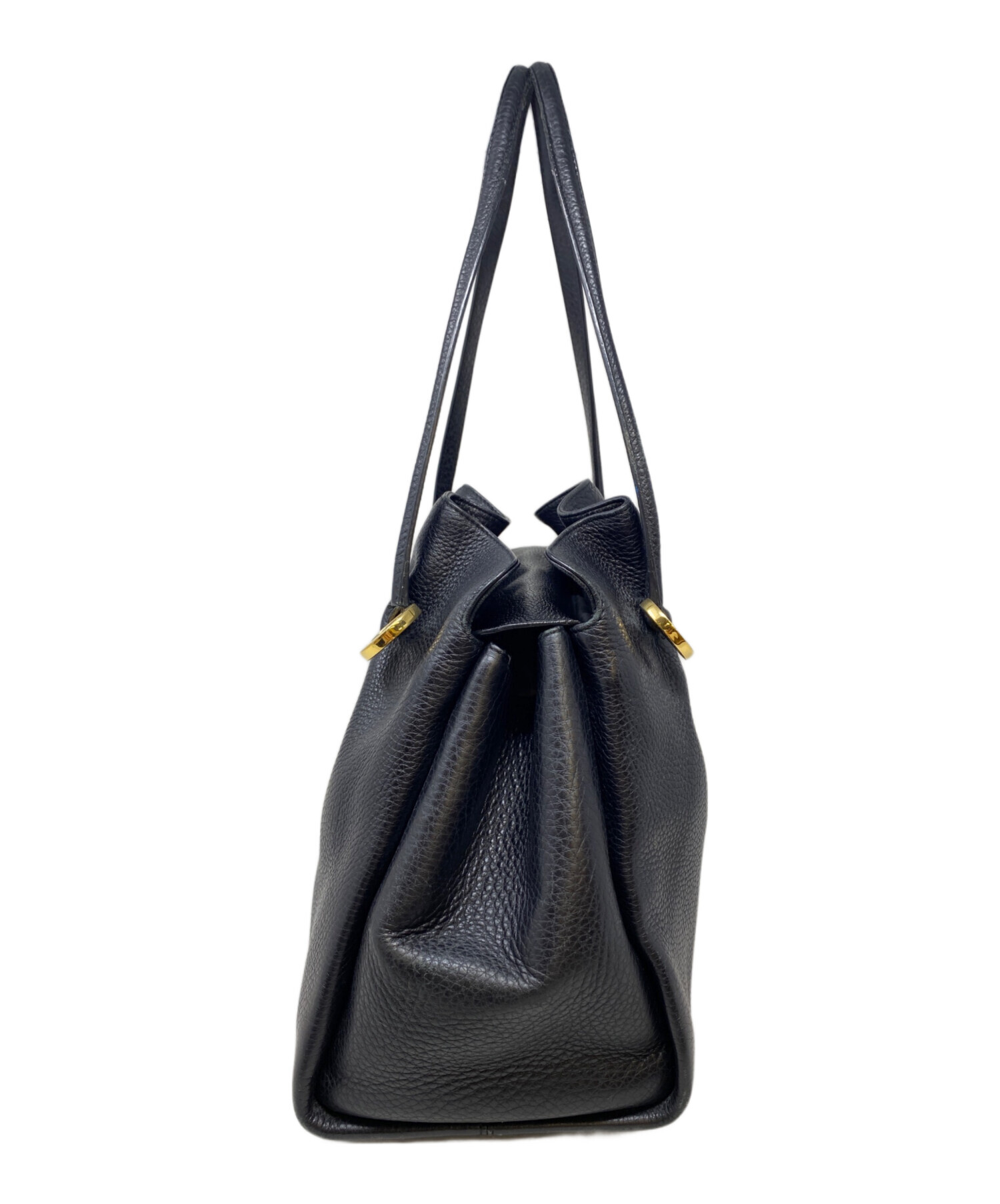 中古・古着通販】BVLGARI (ブルガリ) モネーテ トートバッグ ブラック 