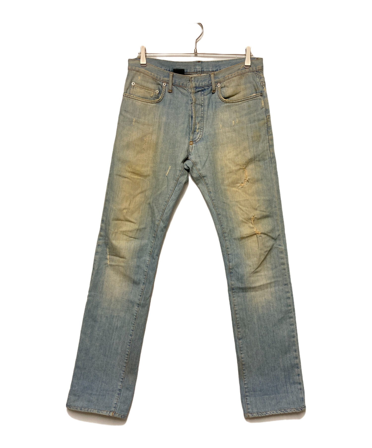 中古・古着通販】DIOR HOMME (ディオール オム) ダメージ加工デニム 
