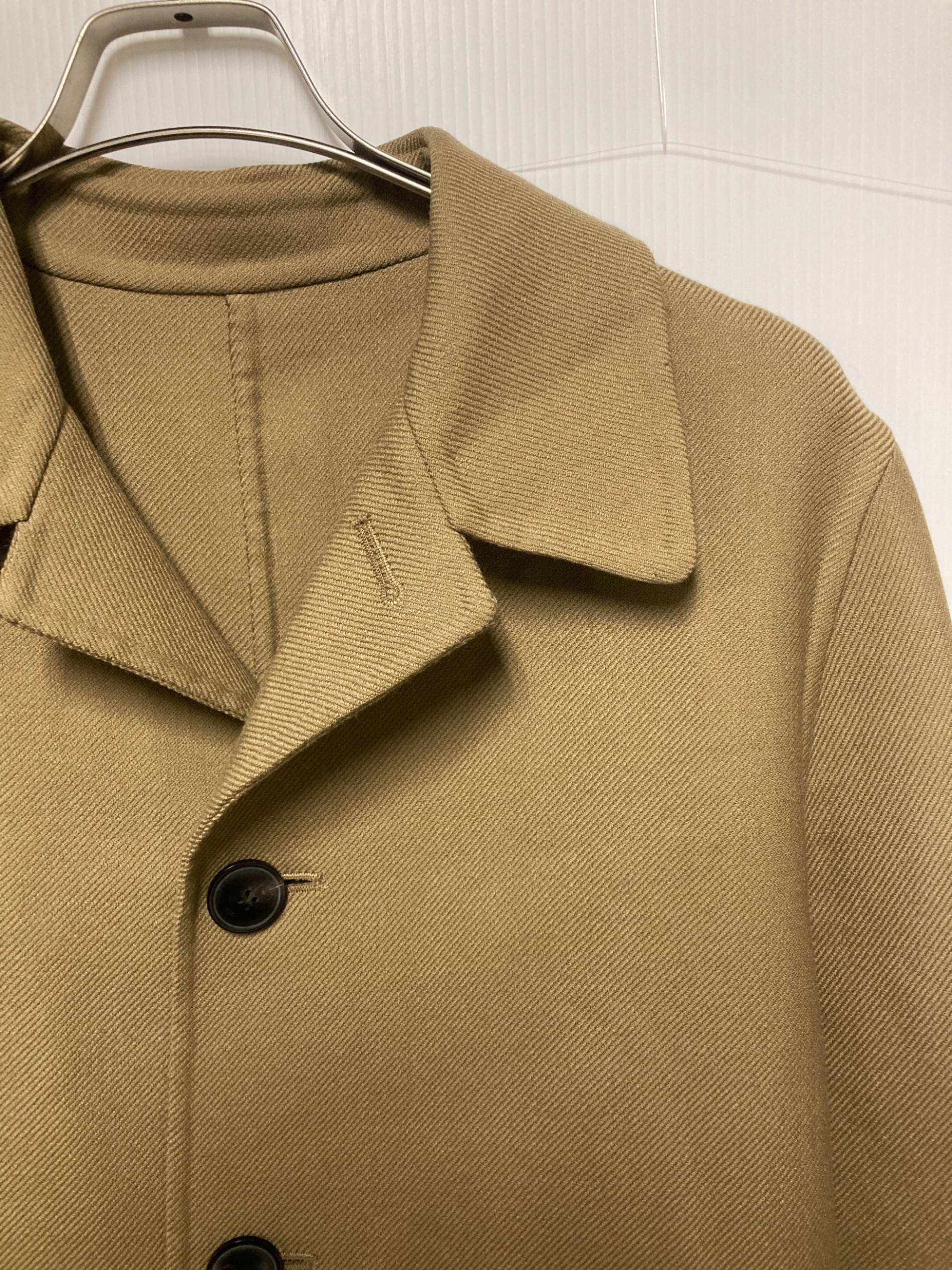 【美品】 ami Alexandre mattiussi コート ベージュ AMI alexandre mattiussi アミ ダブルチェスターコート