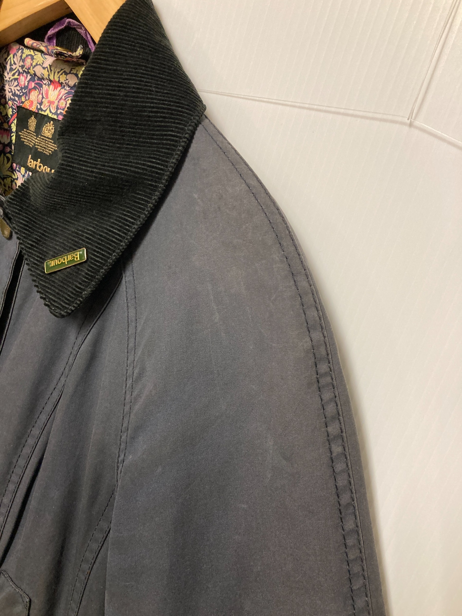中古・古着通販】Barbour (バブアー) waxed cotton Jacket グレー 