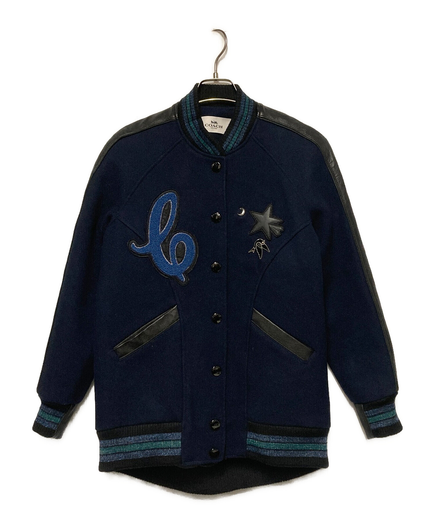 中古・古着通販】COACH (コーチ) ワッペン装飾メルトンウール 