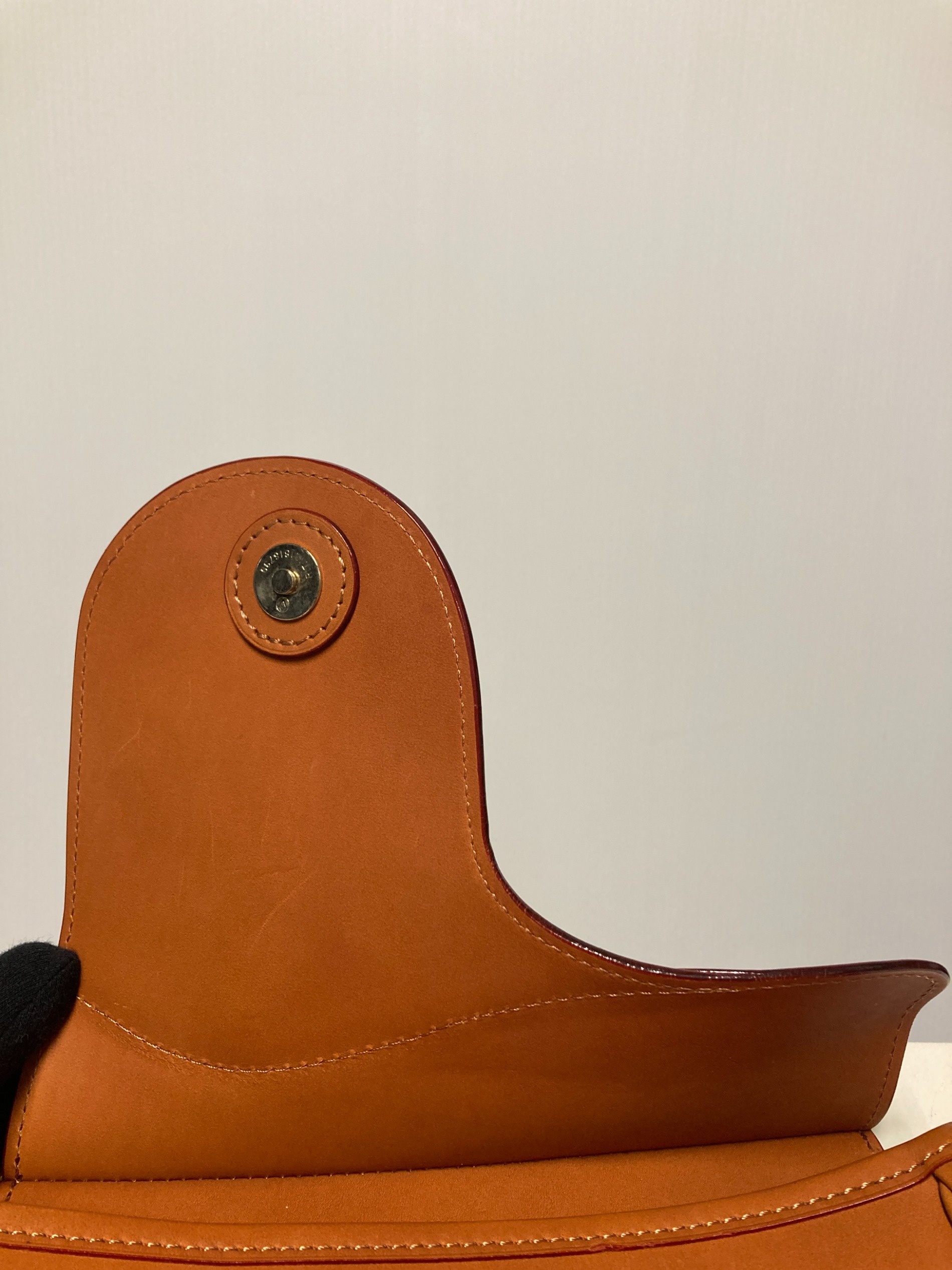 中古・古着通販】ITAGAKI (イタガキ) レザーショルダーバッグ ブラウン 