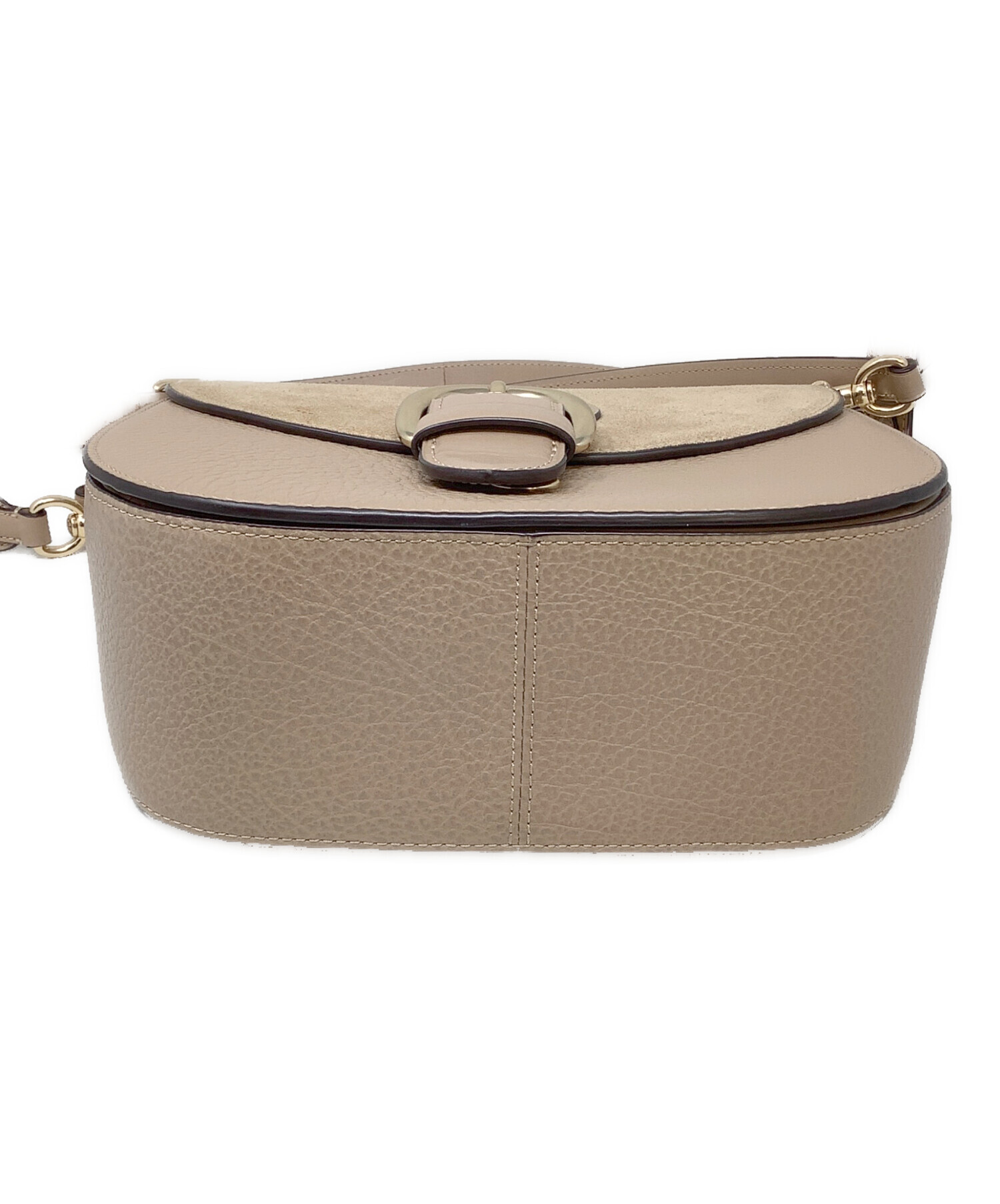 中古・古着通販】COACH (コーチ) 2WAYクレオショルダーバッグ ベージュ 