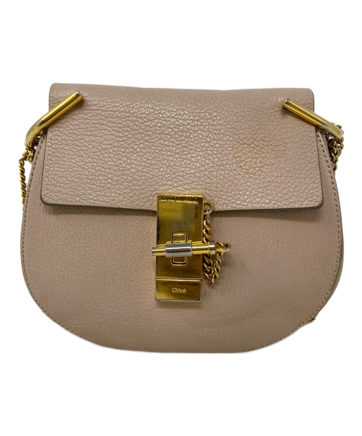 中古・古着通販】Chloe (クロエ) チェーンショルダーバッグ ピンク 