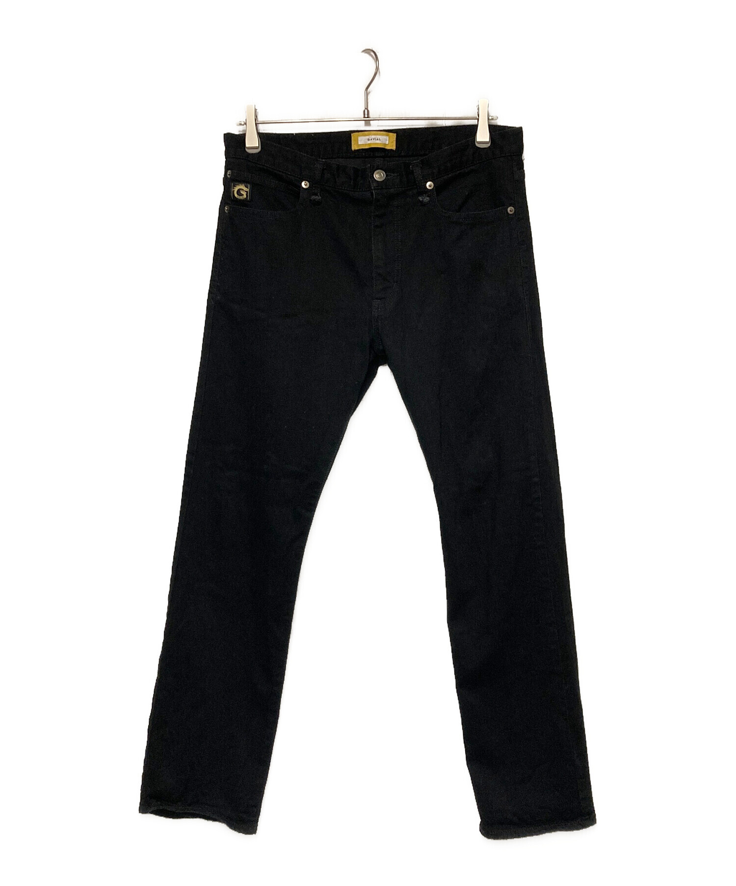 中古・古着通販】GAVIAL (ガヴィル) ブラックデニムパンツ / black