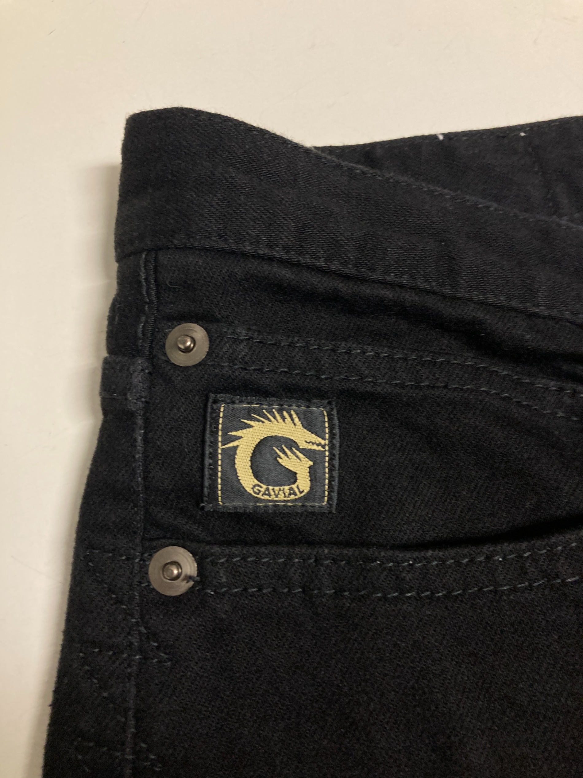 中古・古着通販】GAVIAL (ガヴィル) ブラックデニムパンツ / black