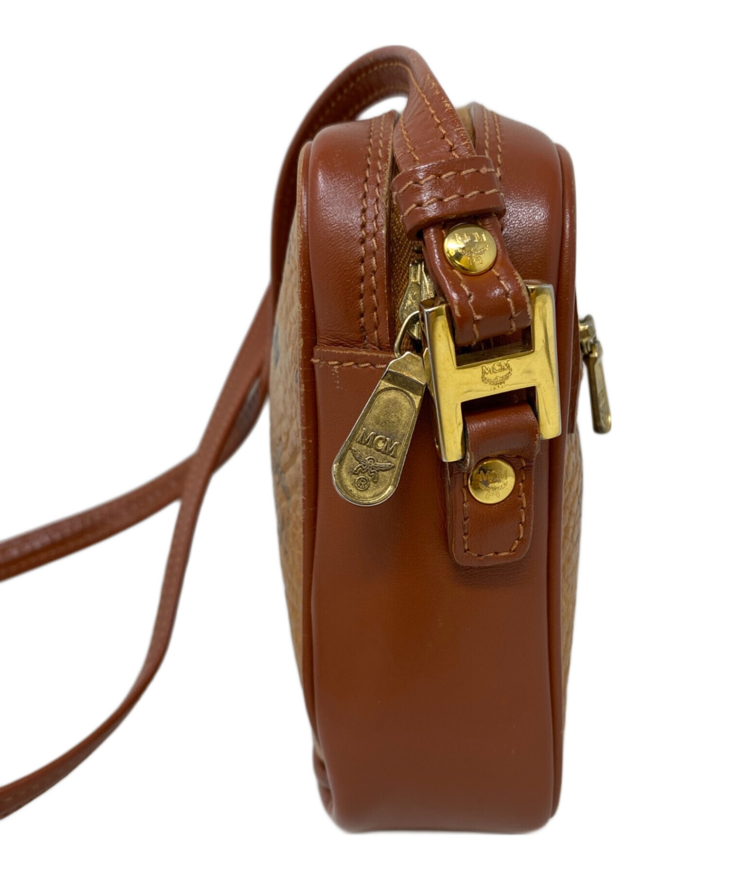 中古・古着通販】MCM (エムシーエム) クロスボディバッグ ブラウン