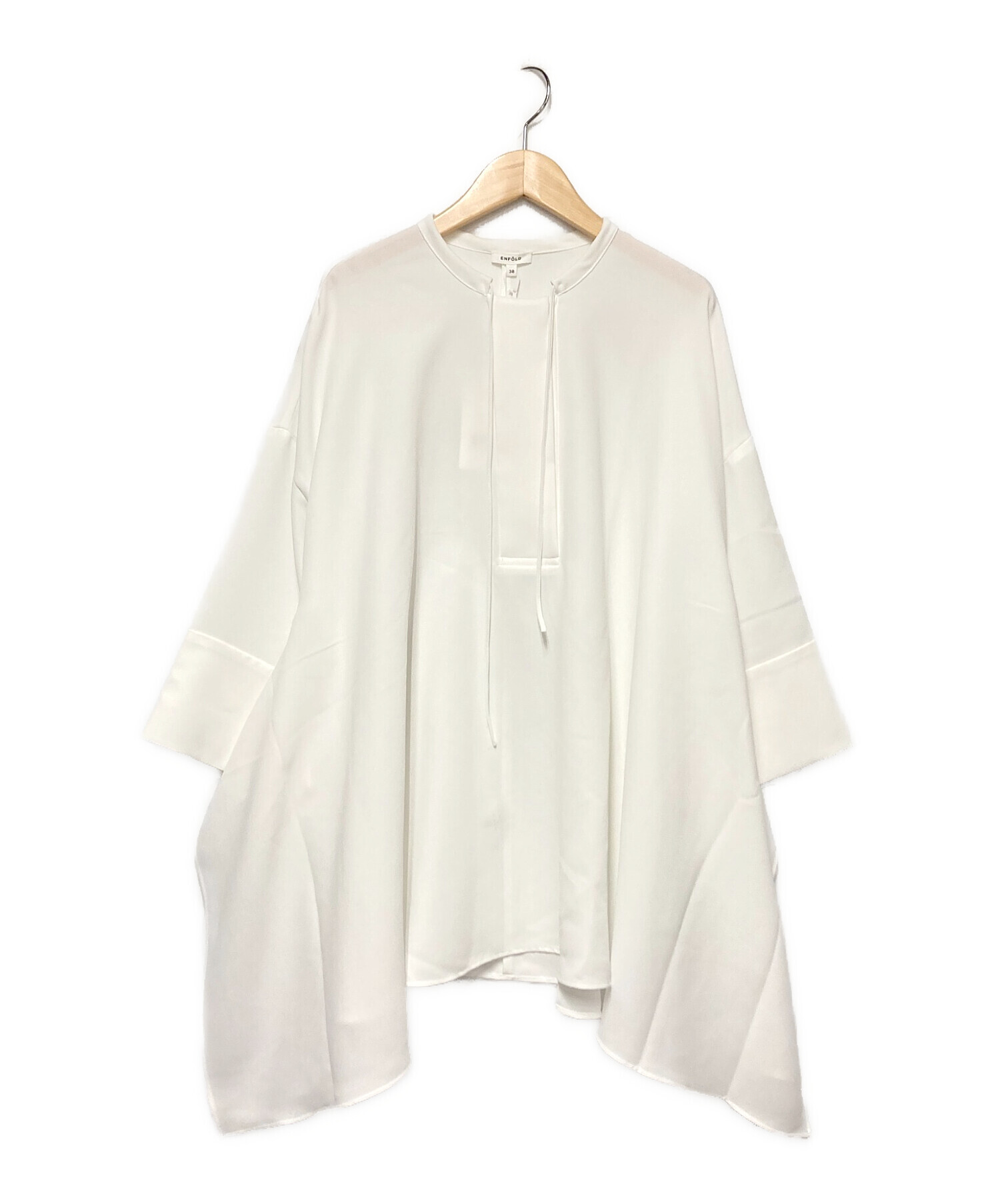 タグ付き 今季 エンフォルド PEジョーゼットサイドベンツワイドPULLOVER タグ付き 今季 エンフォルド PEジョーゼットサイドベンツワイドPULLOVER