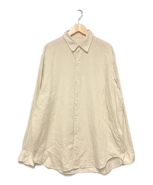 KAPTAIN SUNSHINE(キャプテンサンシャイン) Plain Shirt ストライプレギュラーカラー長袖シャツ メンズ  40【中古】【ブランド古着バズストア】 中古・古着通販】KAPTAIN SUNSHINE (キャプテンサンシャイン) Plain