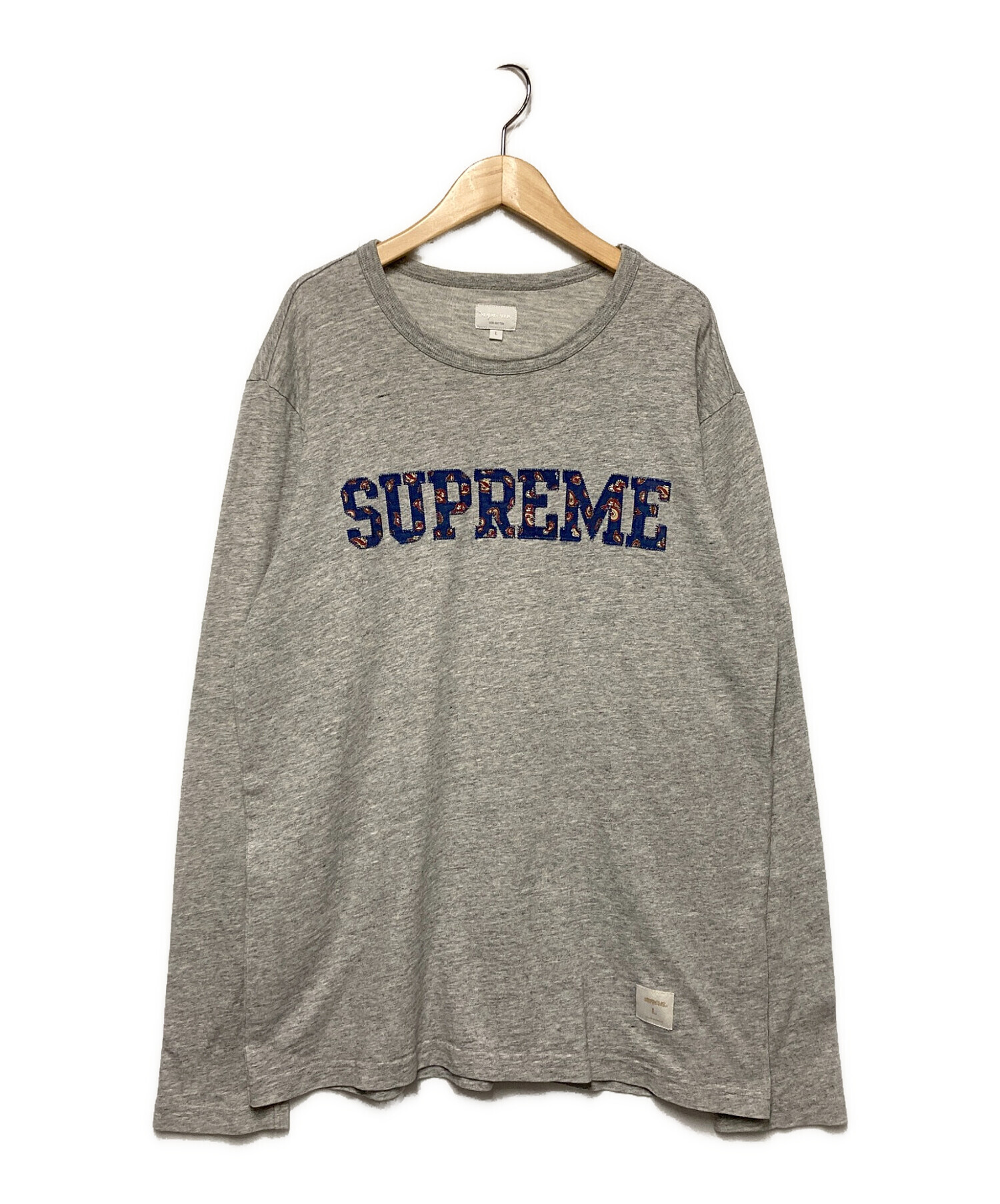 中古・古着通販】SUPREME (シュプリーム) 11FW Paisley L/S Athletic 