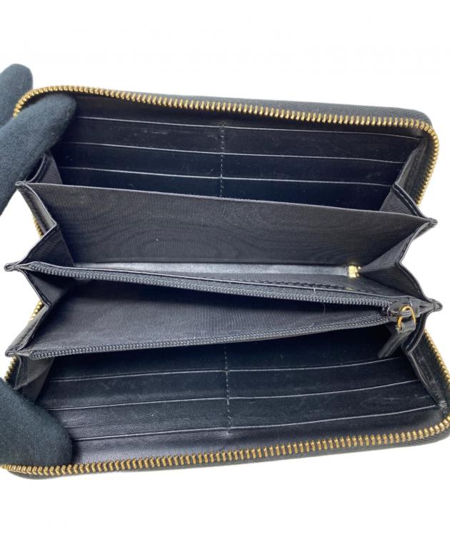 中古・古着通販】GUCCI (グッチ) 長財布 ブラック｜ブランド・古着通販