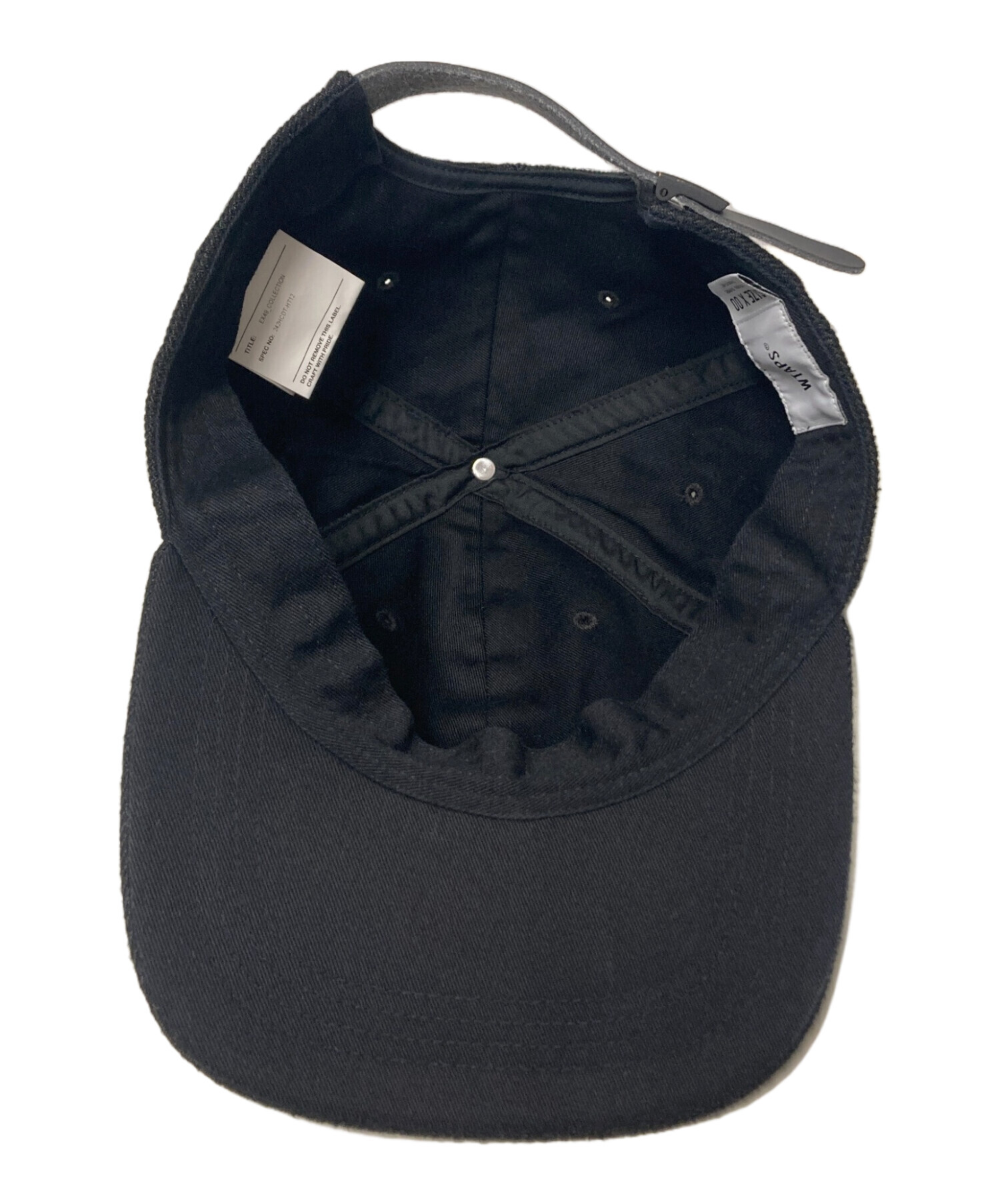 WTAPS ダブルタップス　CAP コットン　帽子　刺繍　6パネル WTAPS cap T-6M 02 ロゴ刺繍 6パネルキャップ - メルカリ