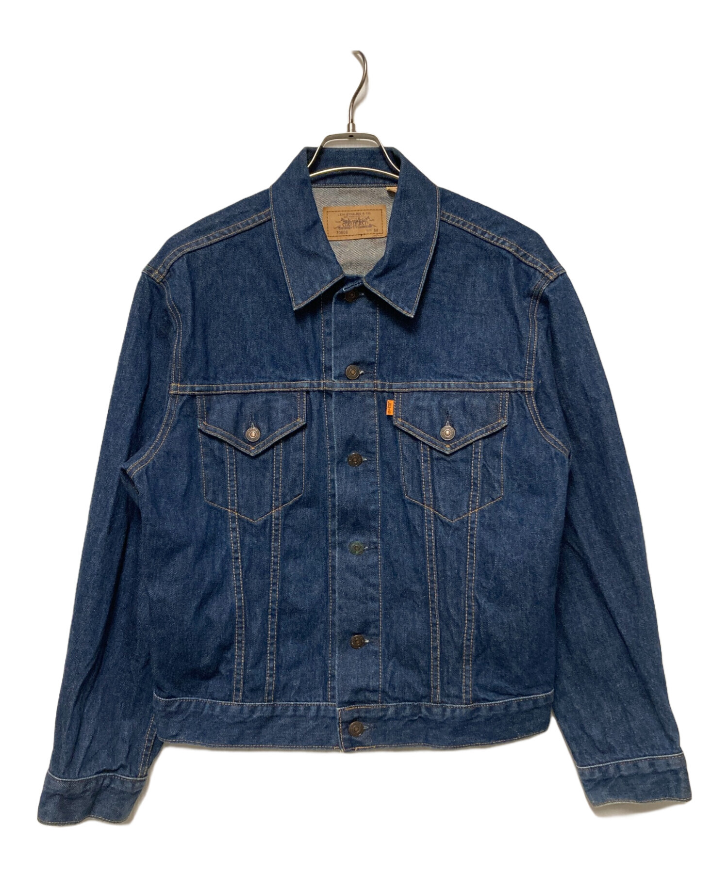 ●古着 リーバイスLevi's 90sデニムジャケット オレンジタブBIGサイズ Levi's 古着 90年代 リーバイス 70696-0202 ユーロモデル