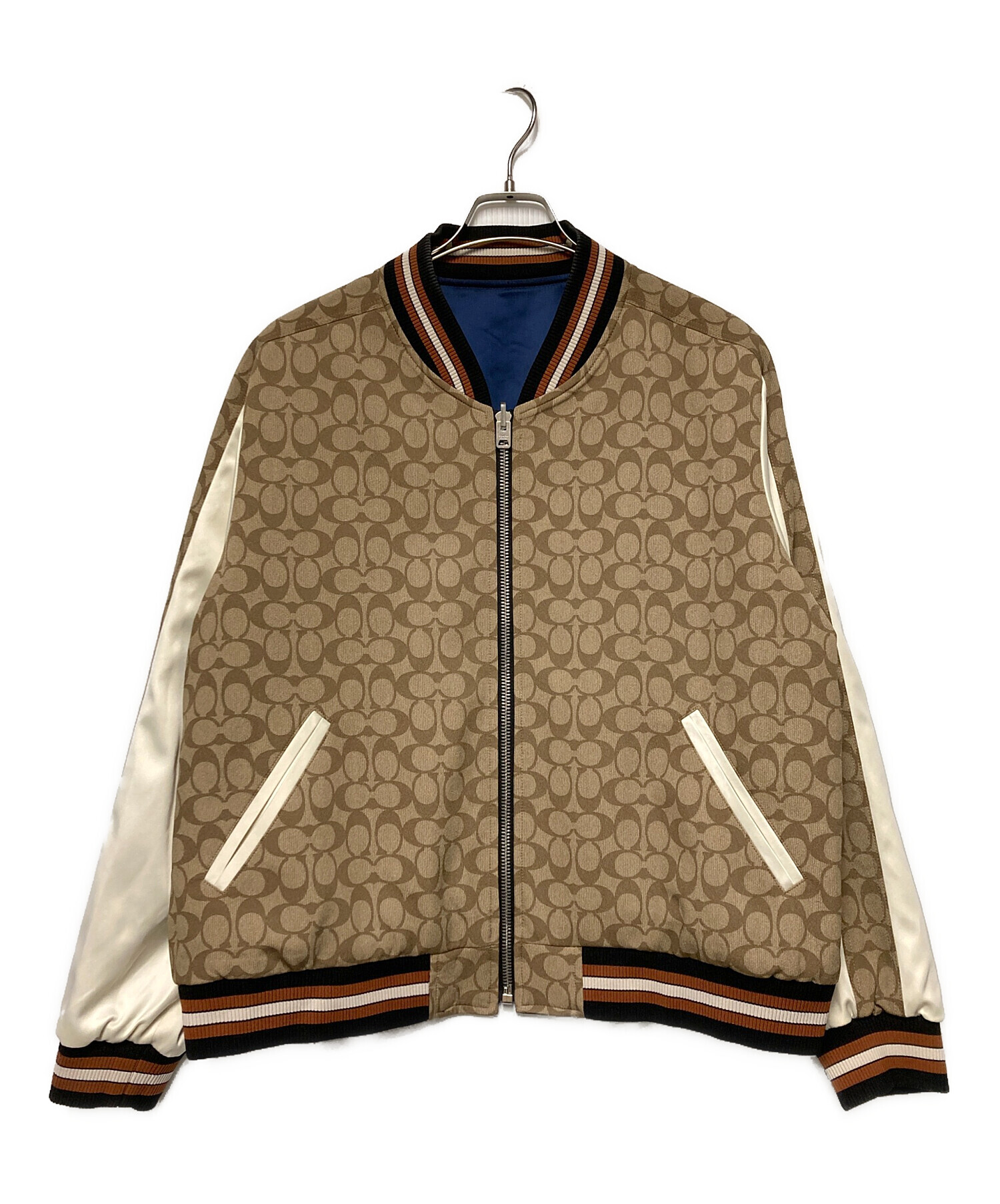 【新品】COACH 正規品 リバーシブル シグネチャー スカジャン M 中古・古着通販】COACH (コーチ) リバーシブルフローラルプリント