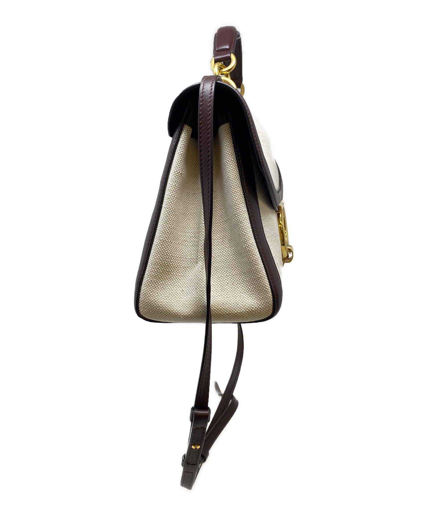 Salvatore Ferragamo ショルダーバッグ  ベージュ 【古着】【中古】【送料無料】 中古・古着通販】Salvatore Ferragamo (サルヴァトーレ フェラガモ