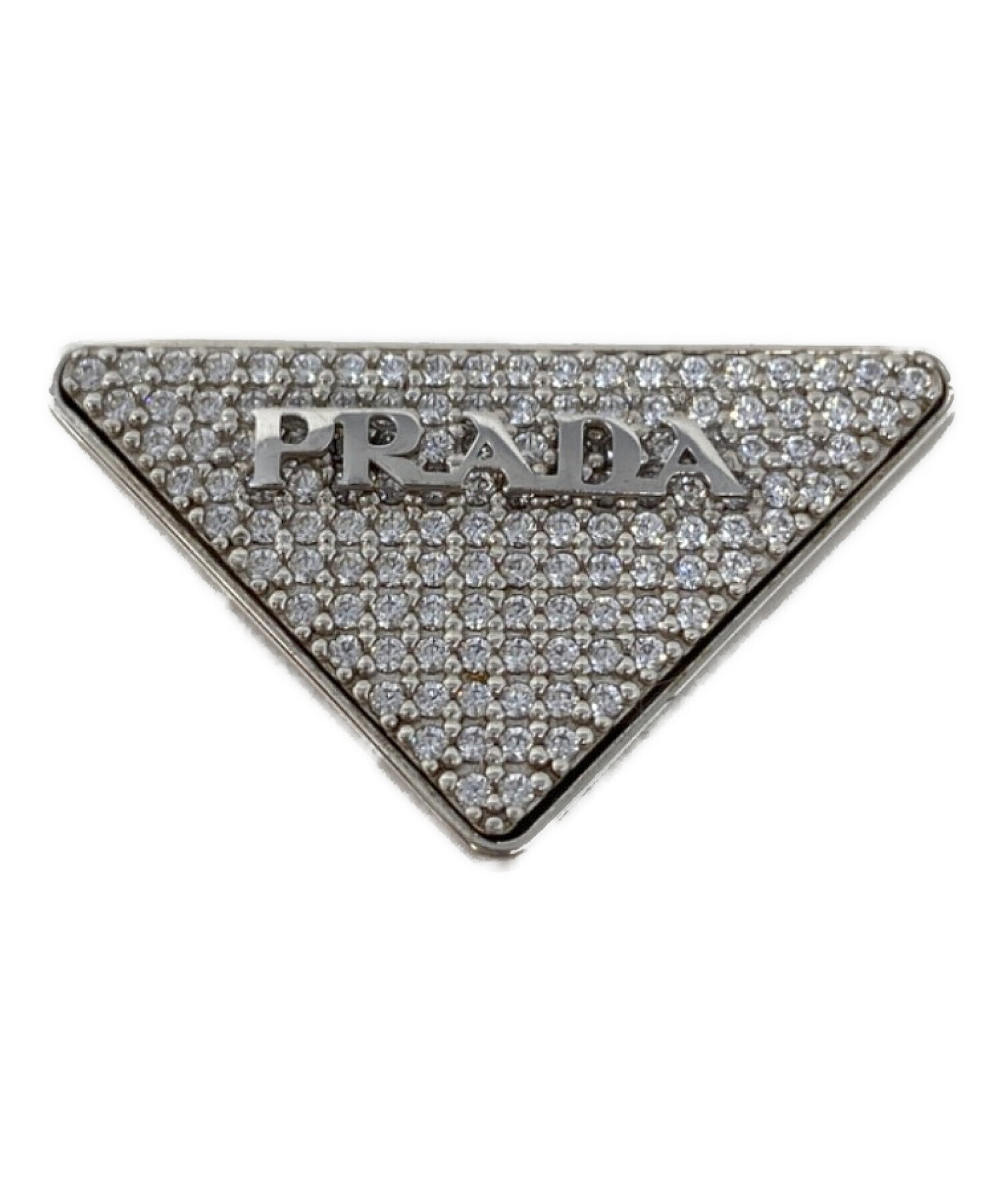 中古・古着通販】PRADA (プラダ) イヤリング シルバー|ブランド 中古・古着通販】PRADA (プラダ) イヤリング シルバー|ブランド