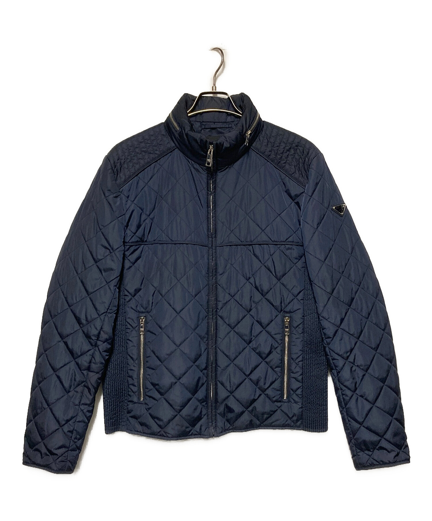 中古・古着通販】PRADA (プラダ) 20AW トライアングルロゴキルト中綿