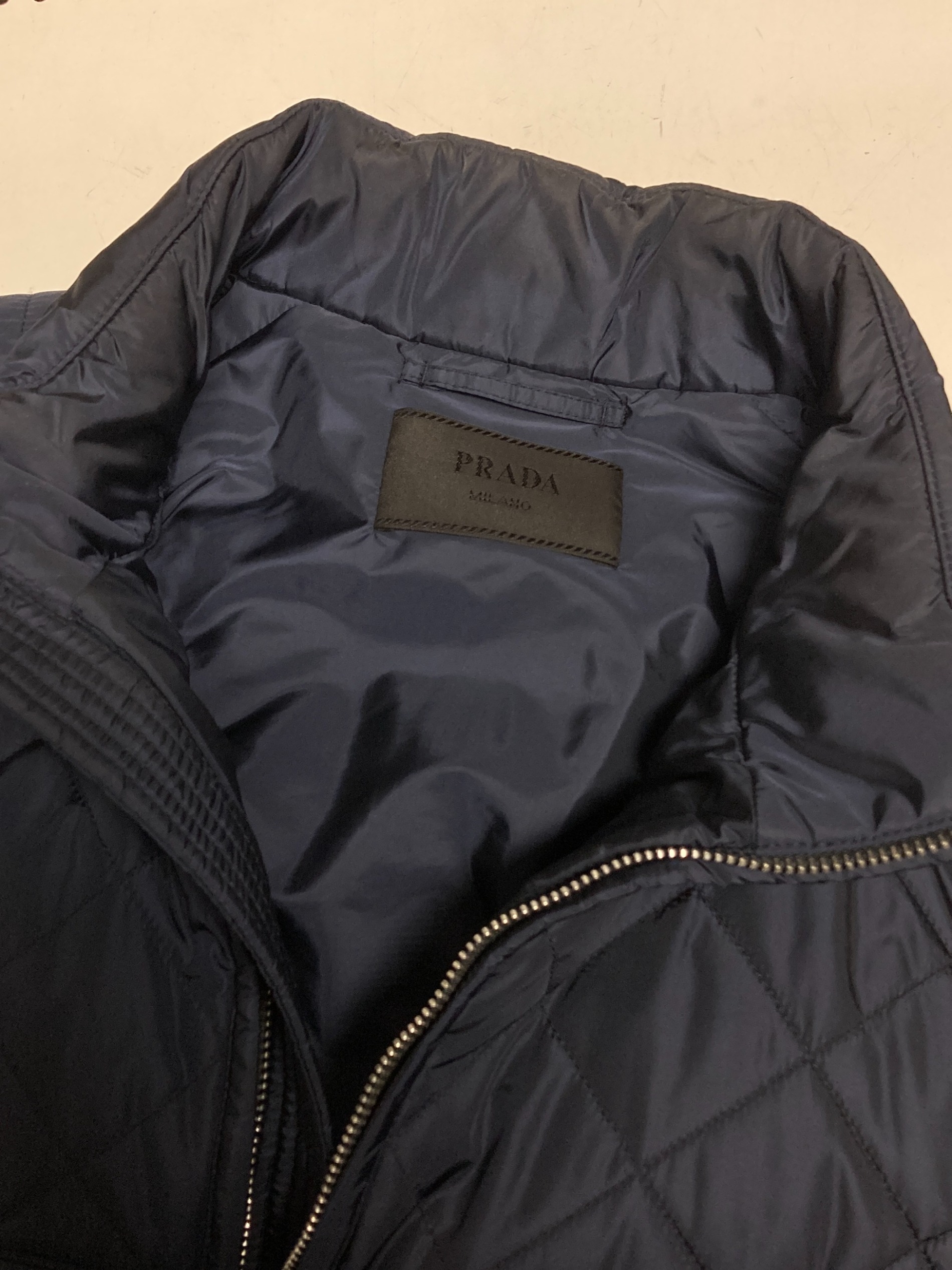 中古・古着通販】PRADA (プラダ) 20AW トライアングルロゴキルト中綿
