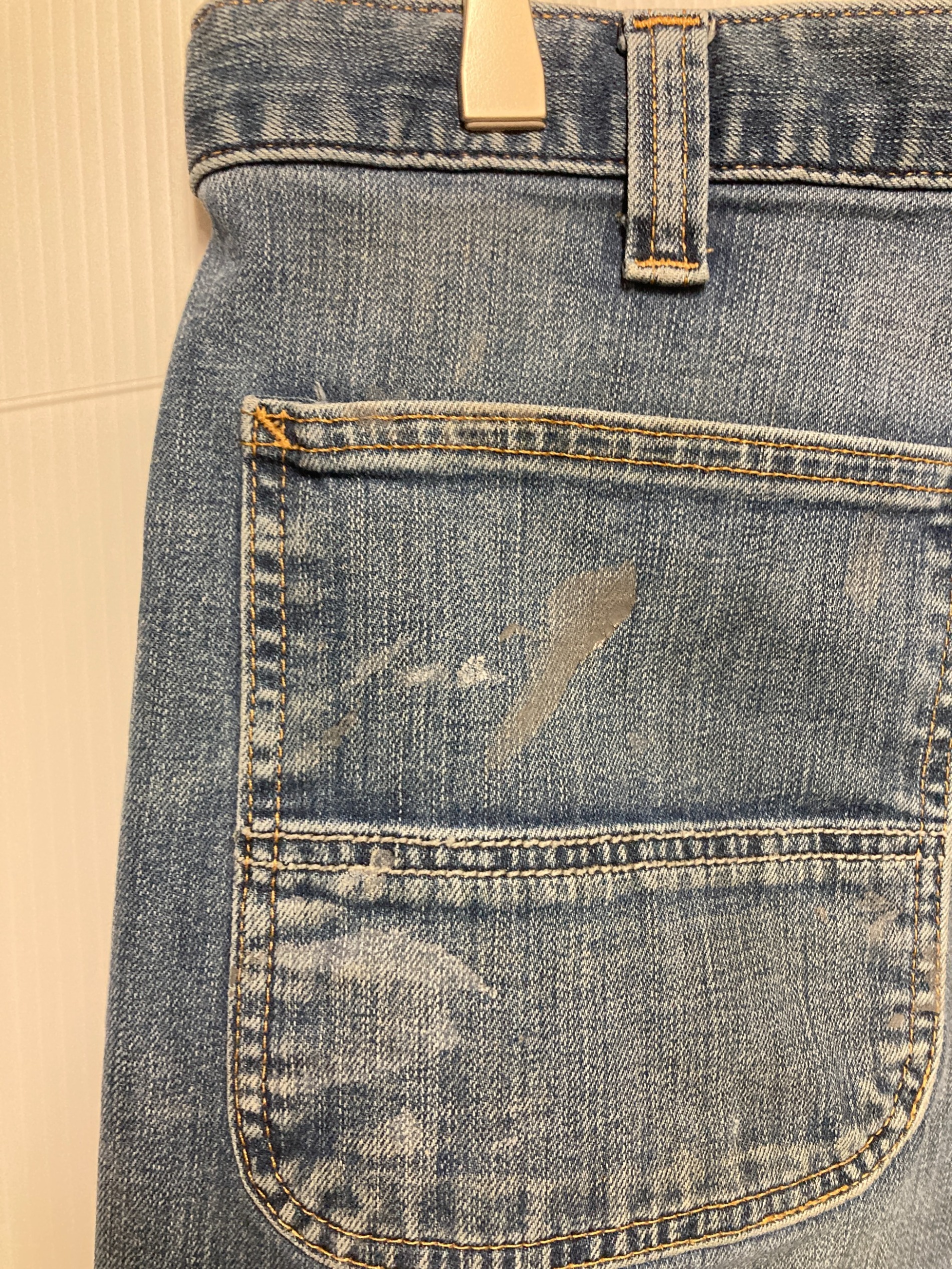 中古・古着通販】CarHartt (カーハート) ペンキ加工ペインターデニム