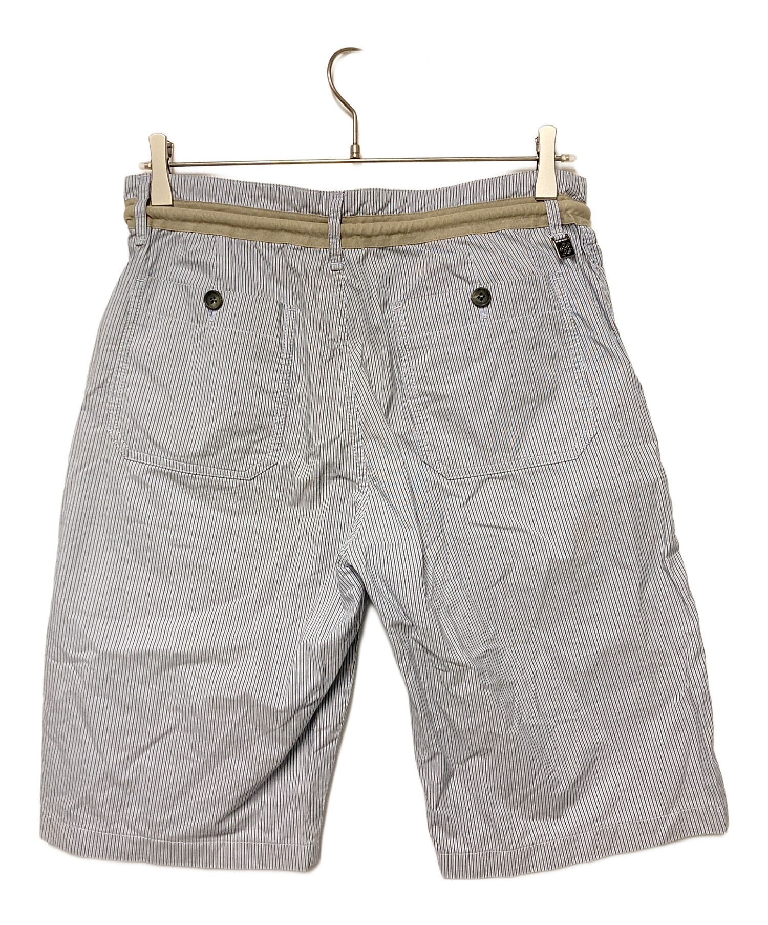 LOUIS VUITTON ストライプ ショートパンツ 中古・古着通販】LOUIS VUITTON (ルイ ヴィトン) ストライプショート