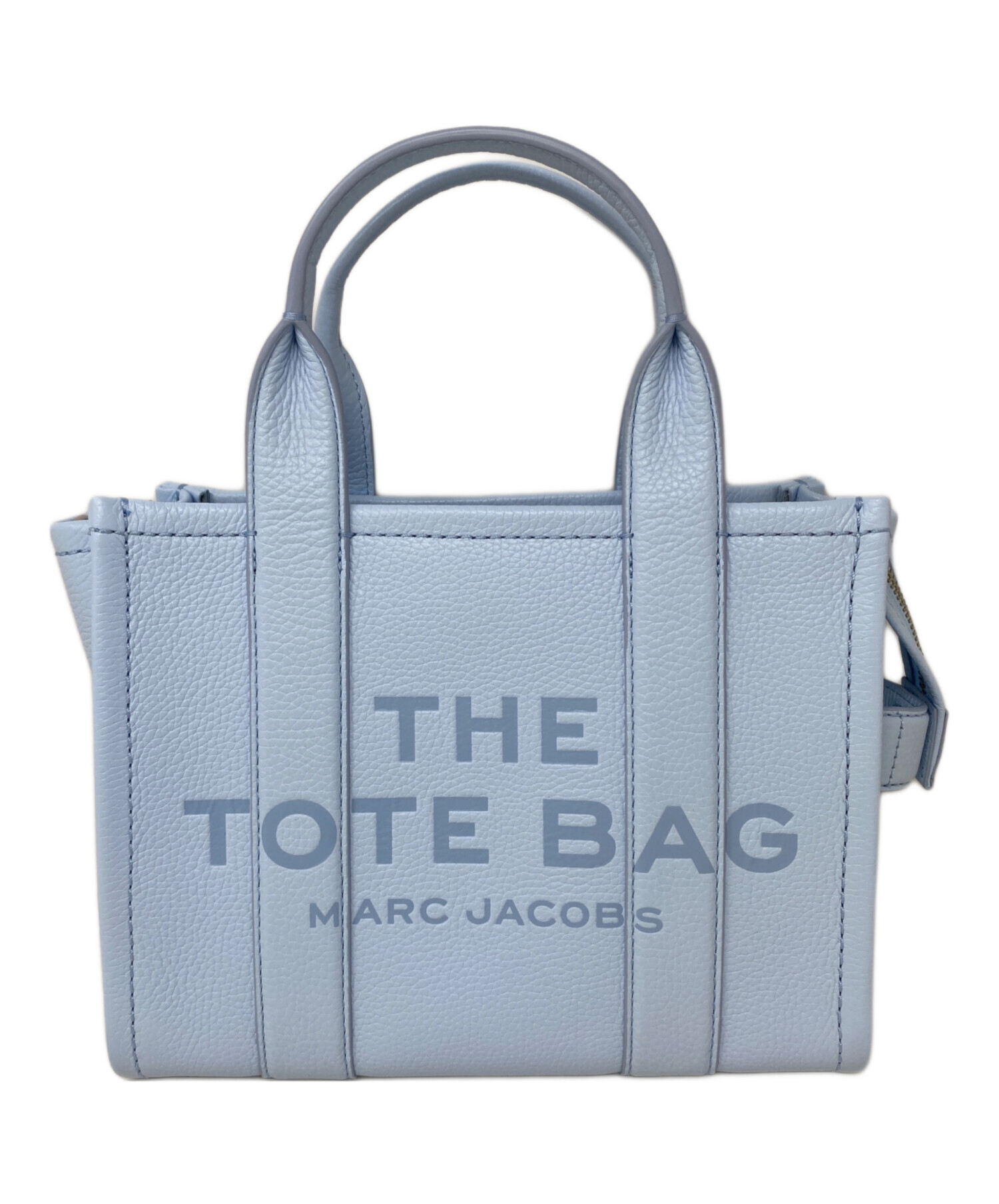 【未使用】MARC JACOBS トートバッグ　2way ブルー 中古・古着通販】MARC JACOBS (マークジェイコブス) トートバッグ