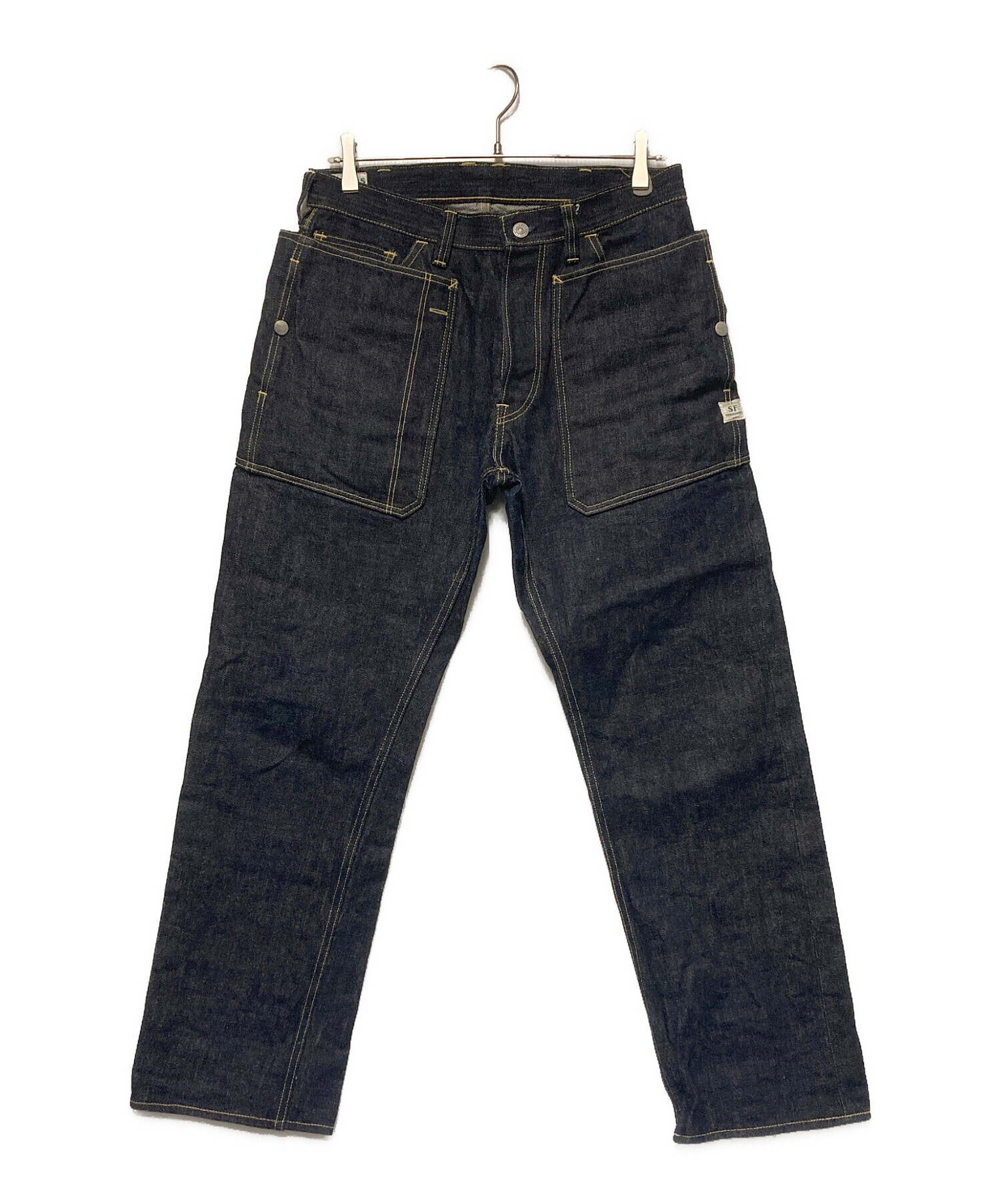 中古・古着通販】SASSAFRAS (ササフラス) セルビッチデニムパンツ 