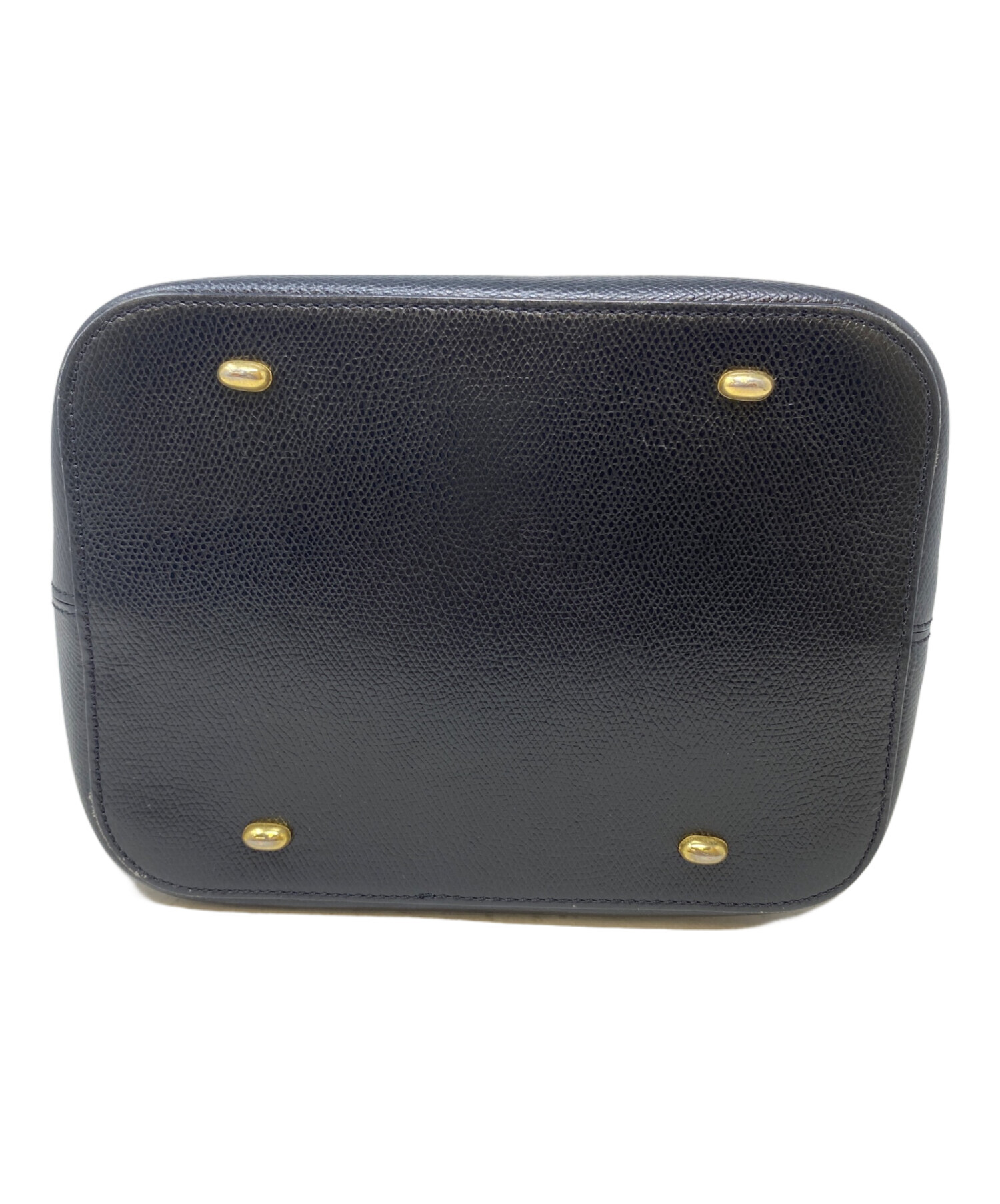 中古・古着通販】CELINE (セリーヌ) 巾着ショルダーバッグ ブラック