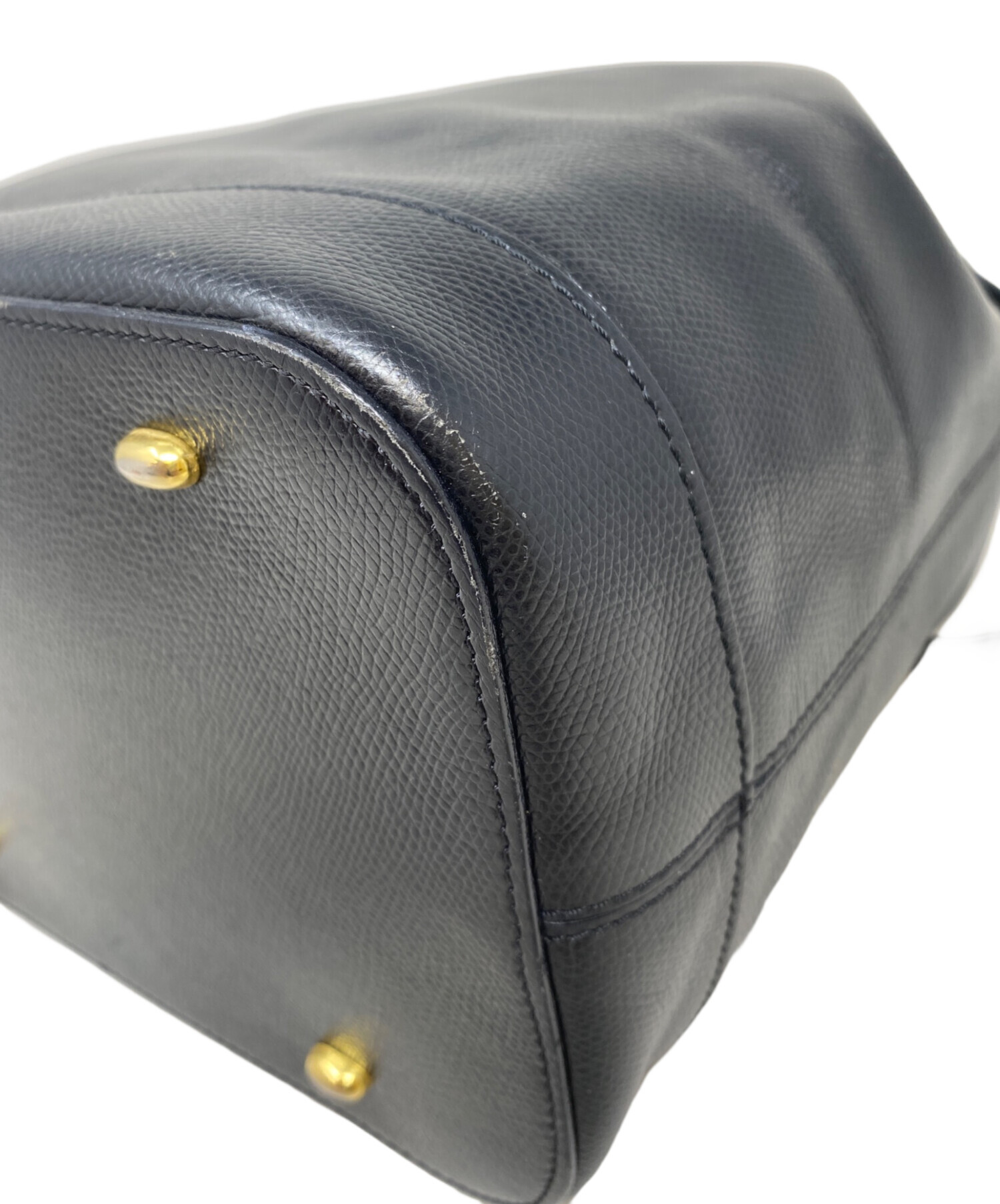 中古・古着通販】CELINE (セリーヌ) 巾着ショルダーバッグ ブラック