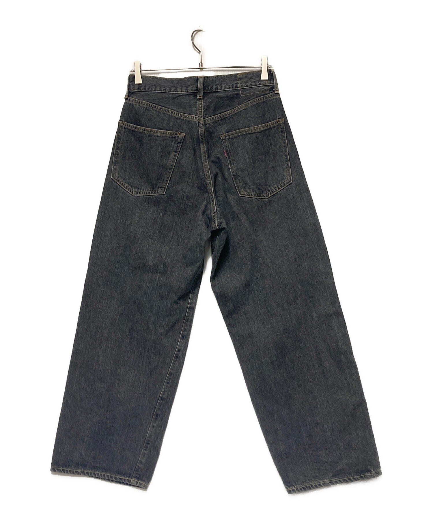 中古・古着通販】INTERIM (インテリム) デニムパンツ ブラック サイズ 