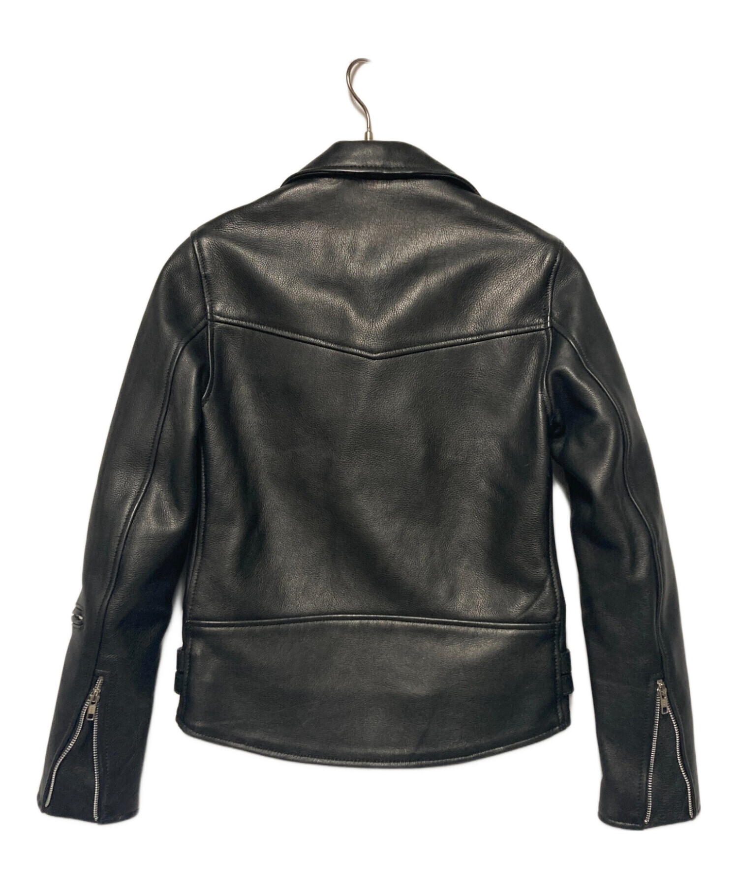 中古・古着通販】RHENIUM (レニウム) ダブルライダースジャケット