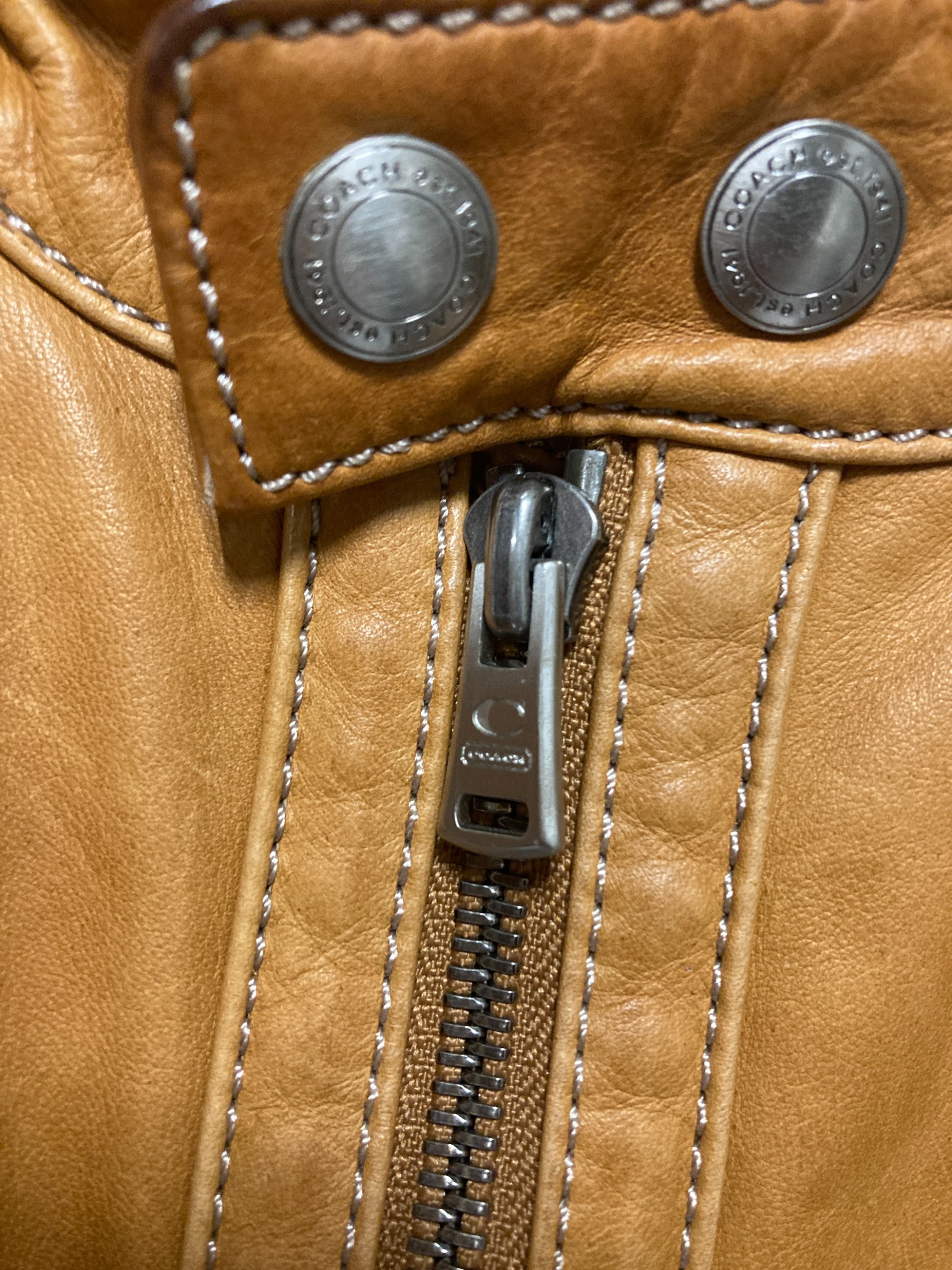 古着 Coach New Yorkライダースジャケット COACH コーチ レザー シングル ライダース ジャケット ブラック