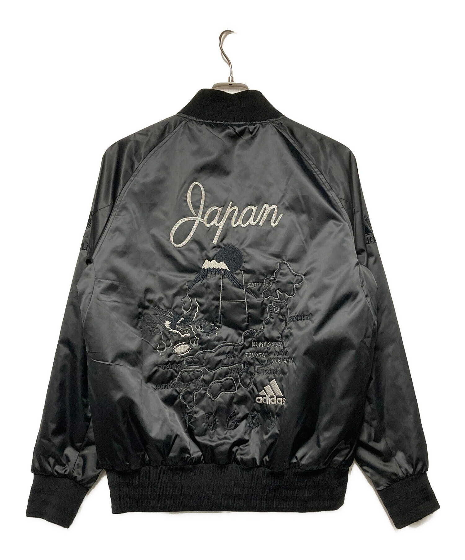 adidas×ALL BLACKS オールブラックス スカジャン ジャケットXL 中古・古着通販】adidas (アディダス) オールブラックススカジャン