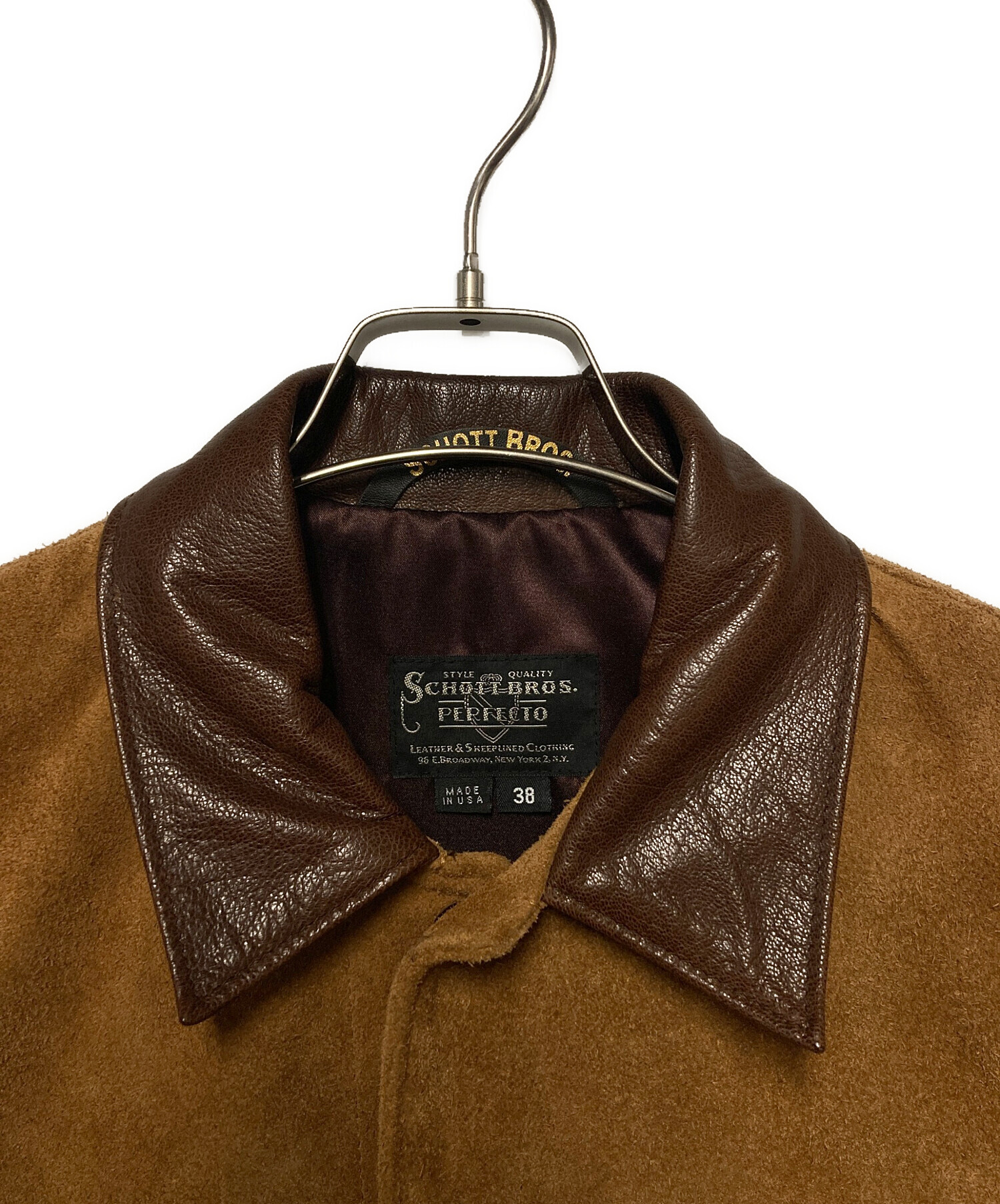 Schott レザージャケット スウェード　320US サイズ38 Schott レザージャケット スウェード 320US サイズ38 Schott⁄ショット