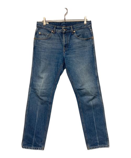 新品未使用　GUCCI ダークデニム スリムフィットパンツ 中古・古着通販】GUCCI (グッチ) デニムパンツ インディゴ サイズ:SIZE