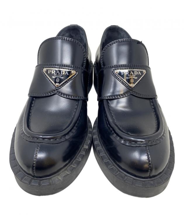 中古・古着通販】PRADA (プラダ) チョコレート ブラッシュドレザー