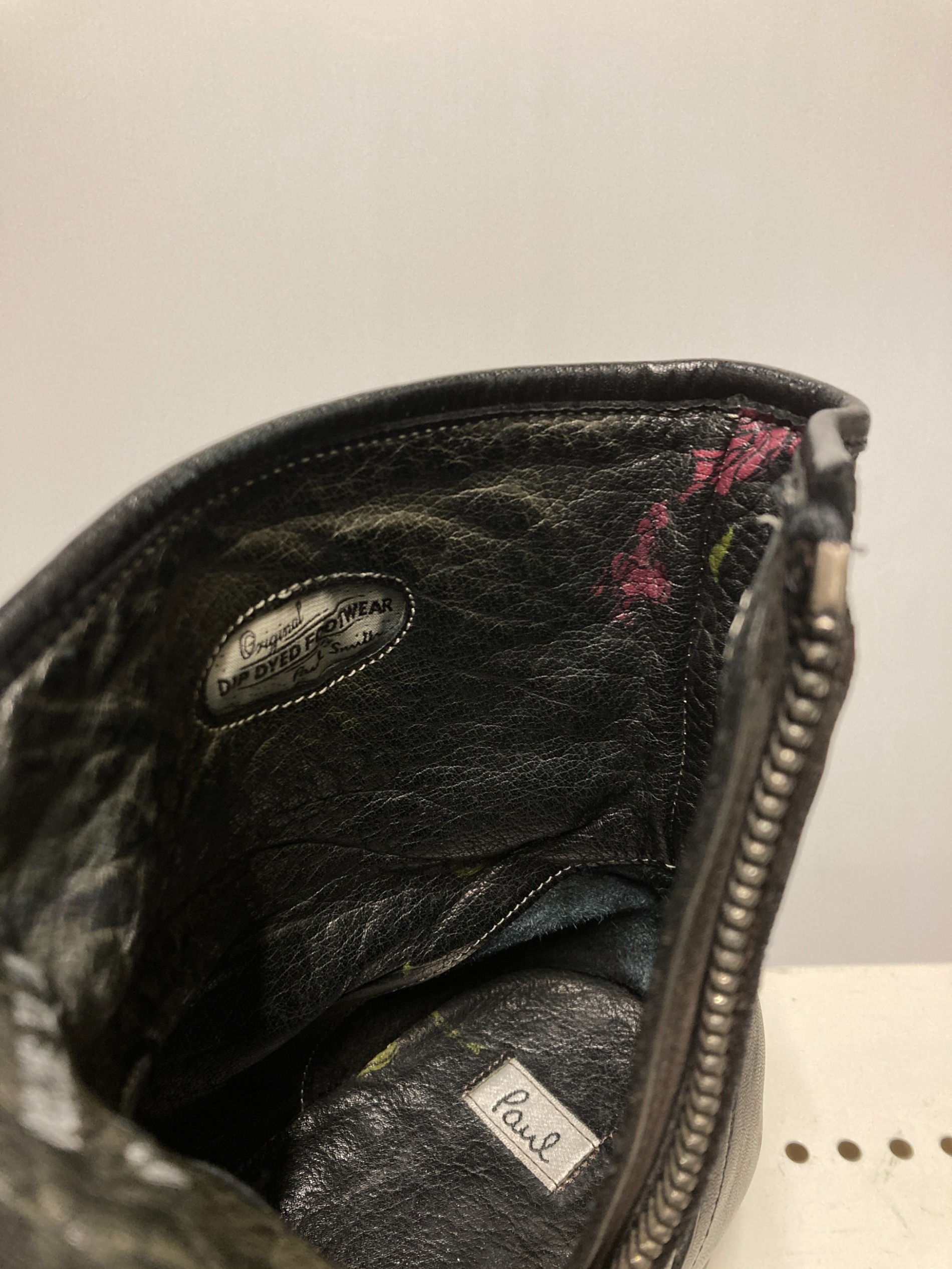 未使用 Paul Smith ポールスミス エンジニアブーツ 黒 Мサイズ 中古・古着通販】PAUL SMITH (ポールスミス) サイドジップエンジニア