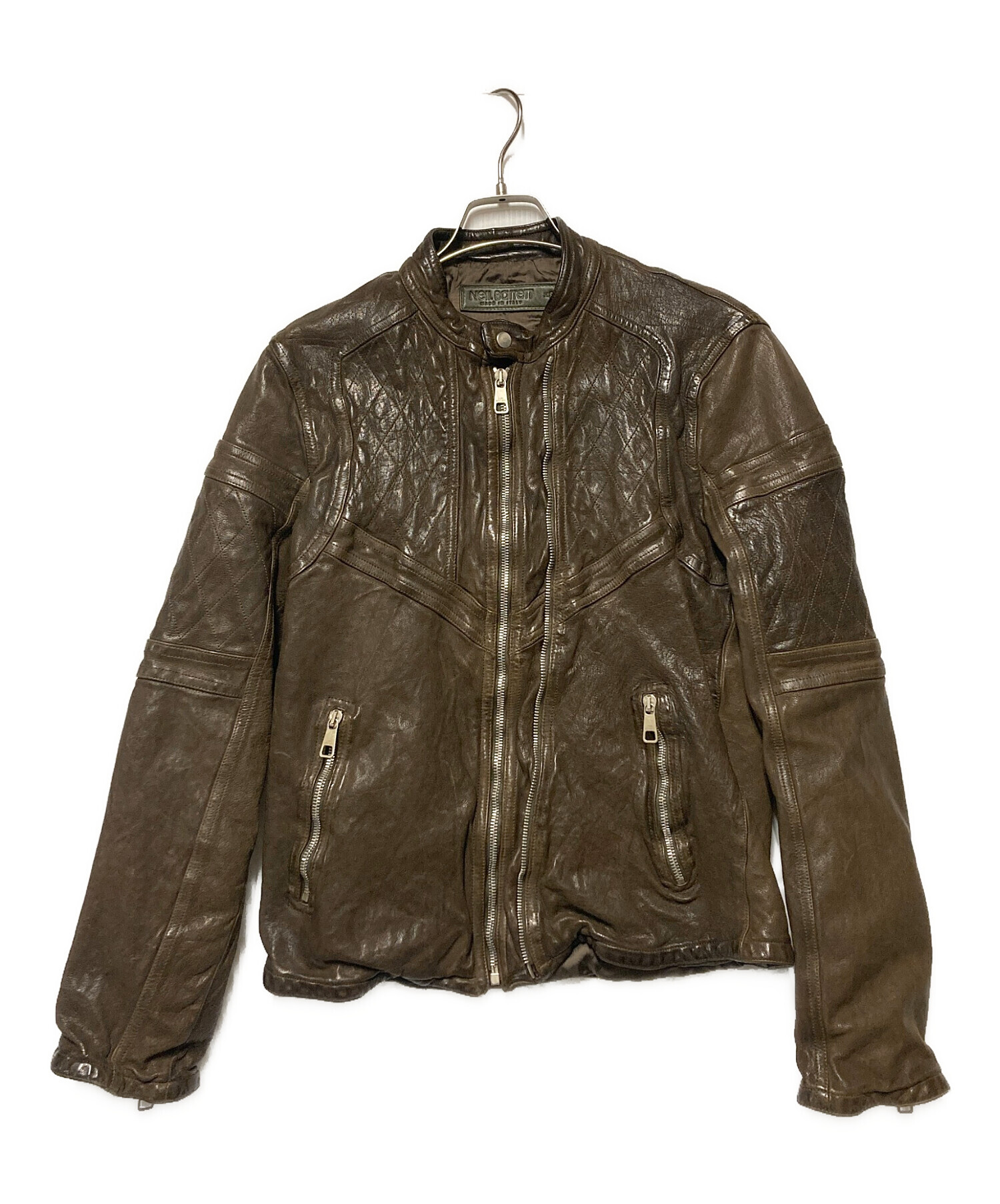 中古・古着通販】NEIL BARRETT (ニールバレット) シングルライダース