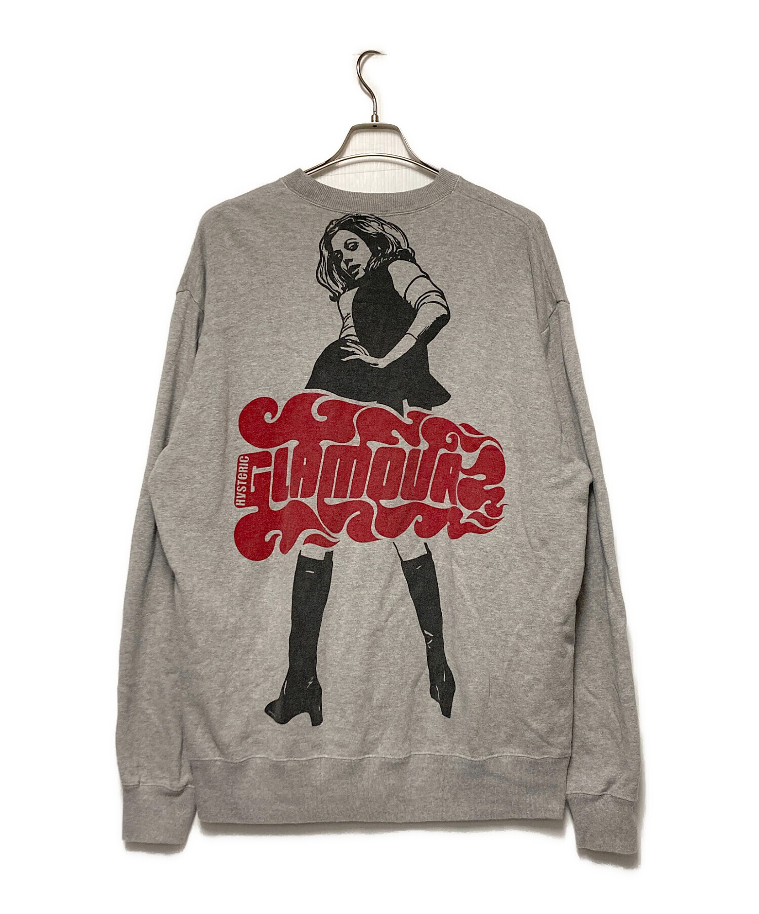 HYSTERIC GLAMOUR ヴィクセンガールパーカーグレー | ヤマダウェブコム