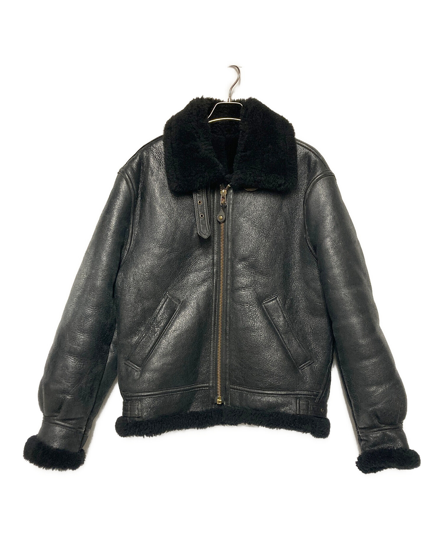 Schott ショット USA製 B-3 ムートン フライトジャケット 38 中古・古着通販】Schott (ショット) B-3フライトジャケット / USAAF