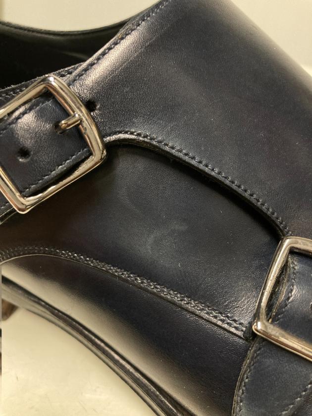 【GIORGIO ARMANI】未使用品 ダブルモンクストラップシューズ GIORGIO ARMANI】未使用品 ダブルモンクストラップシューズ