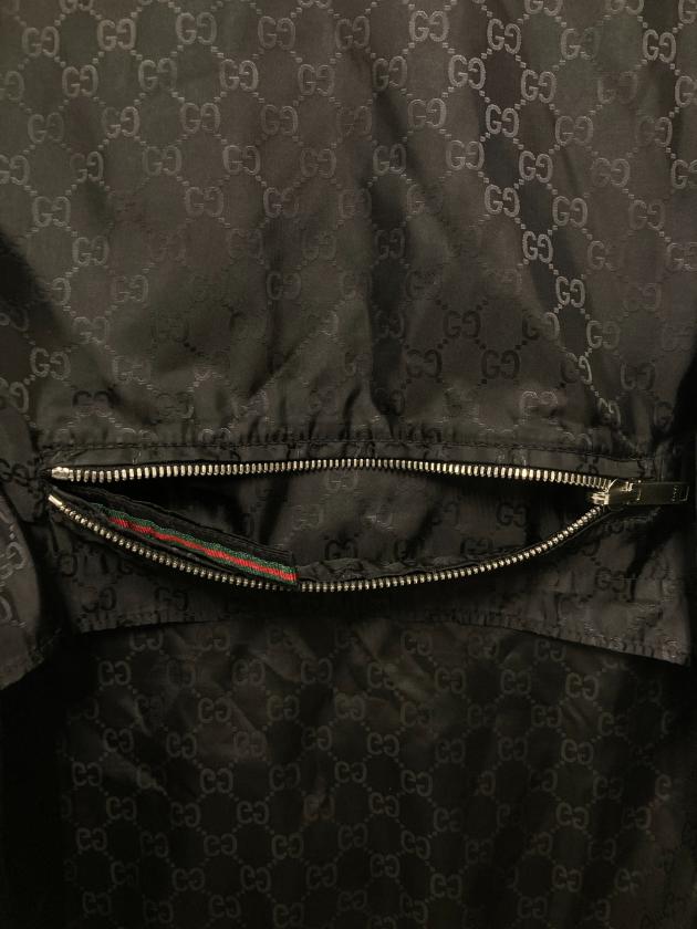 Gucci スタジャン 中古・古着通販】GUCCI (グッチ) GG柄ナイロンスタジャン ブラック