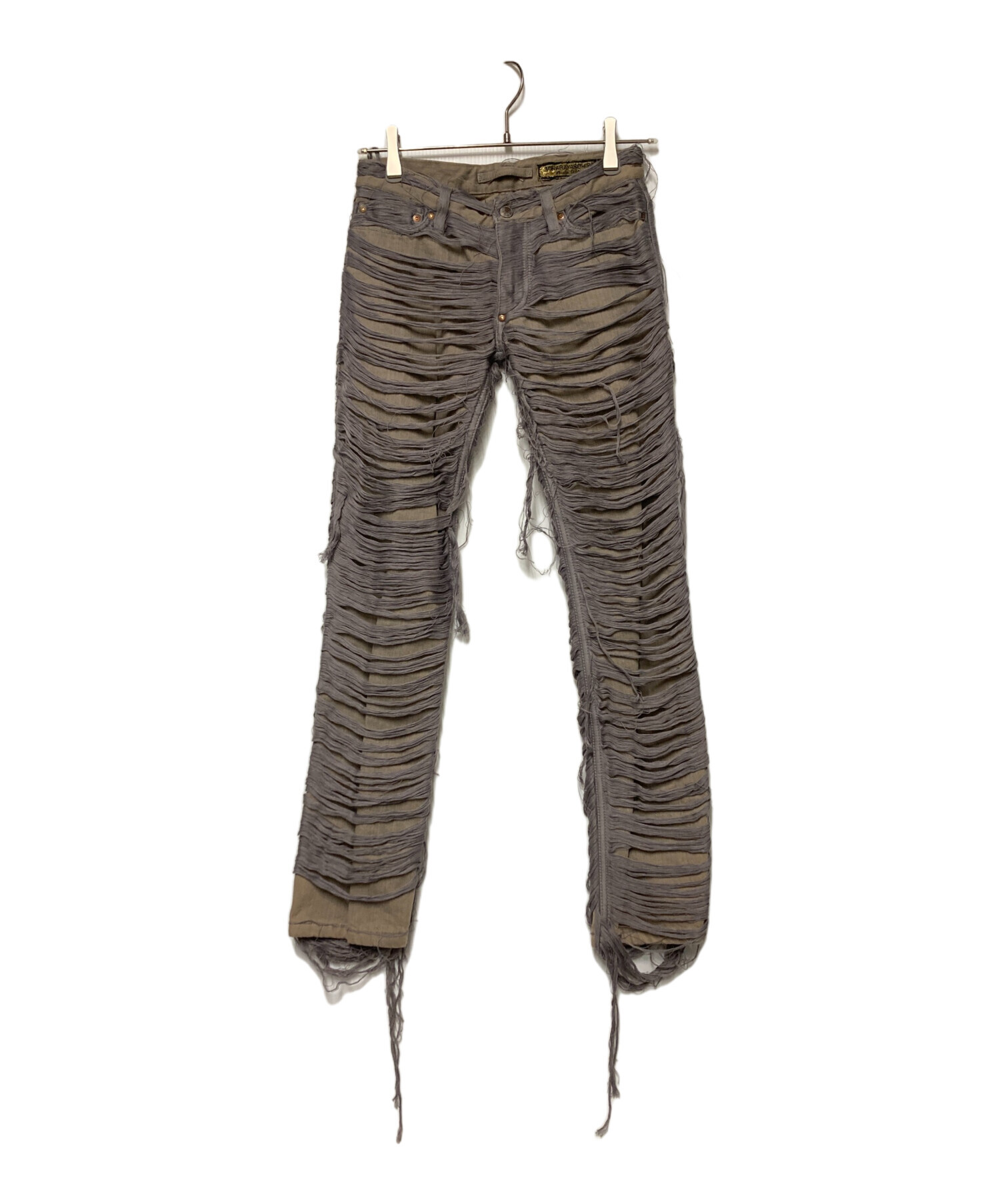 中古・古着通販】MIHARA YASUHIRO (ミハラヤスヒロ) 加工デニムパンツ