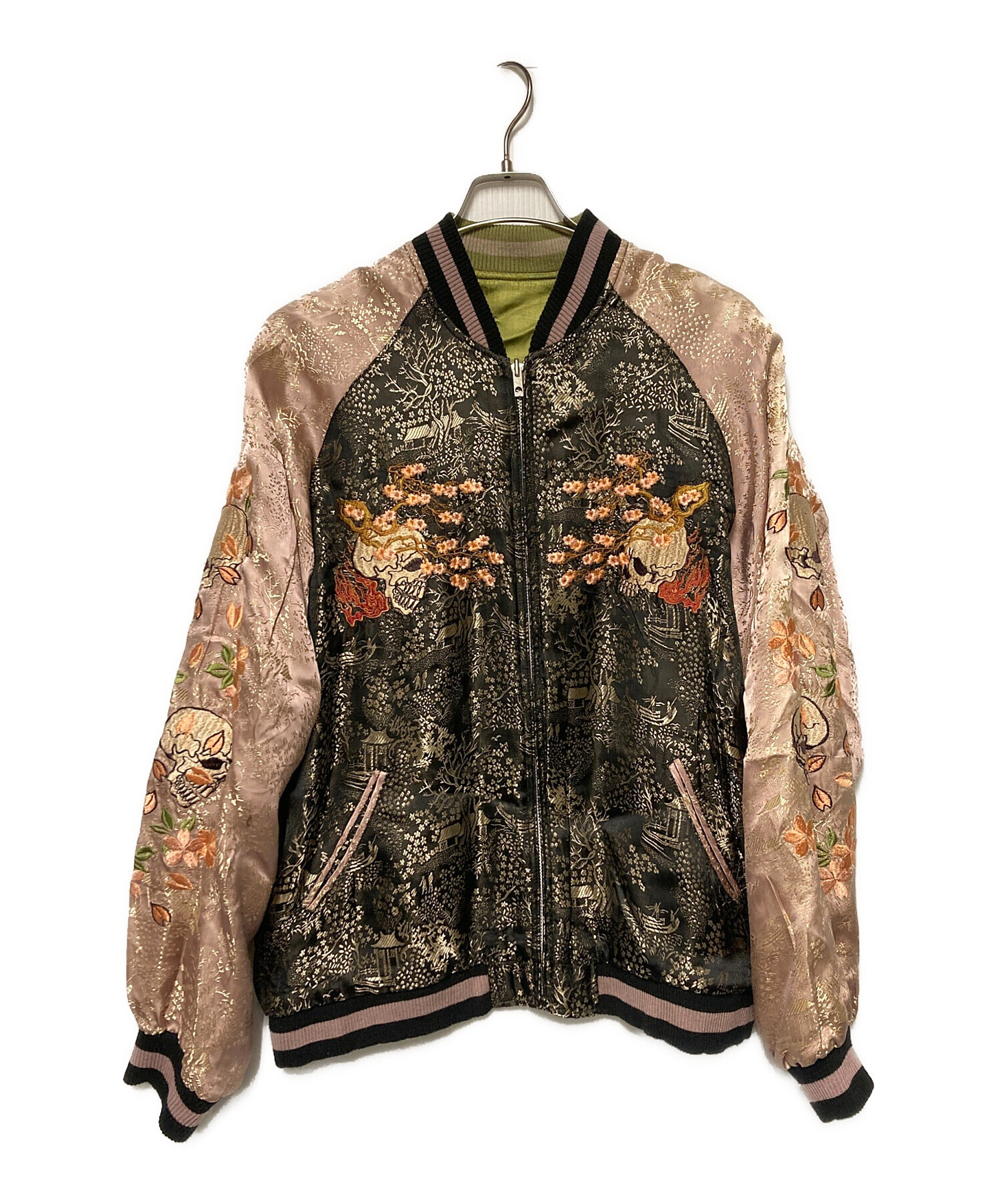 花束楽団　リバーシブル　スカジャンLサイズ 花束楽団リバーシブルスカジャンLサイズ