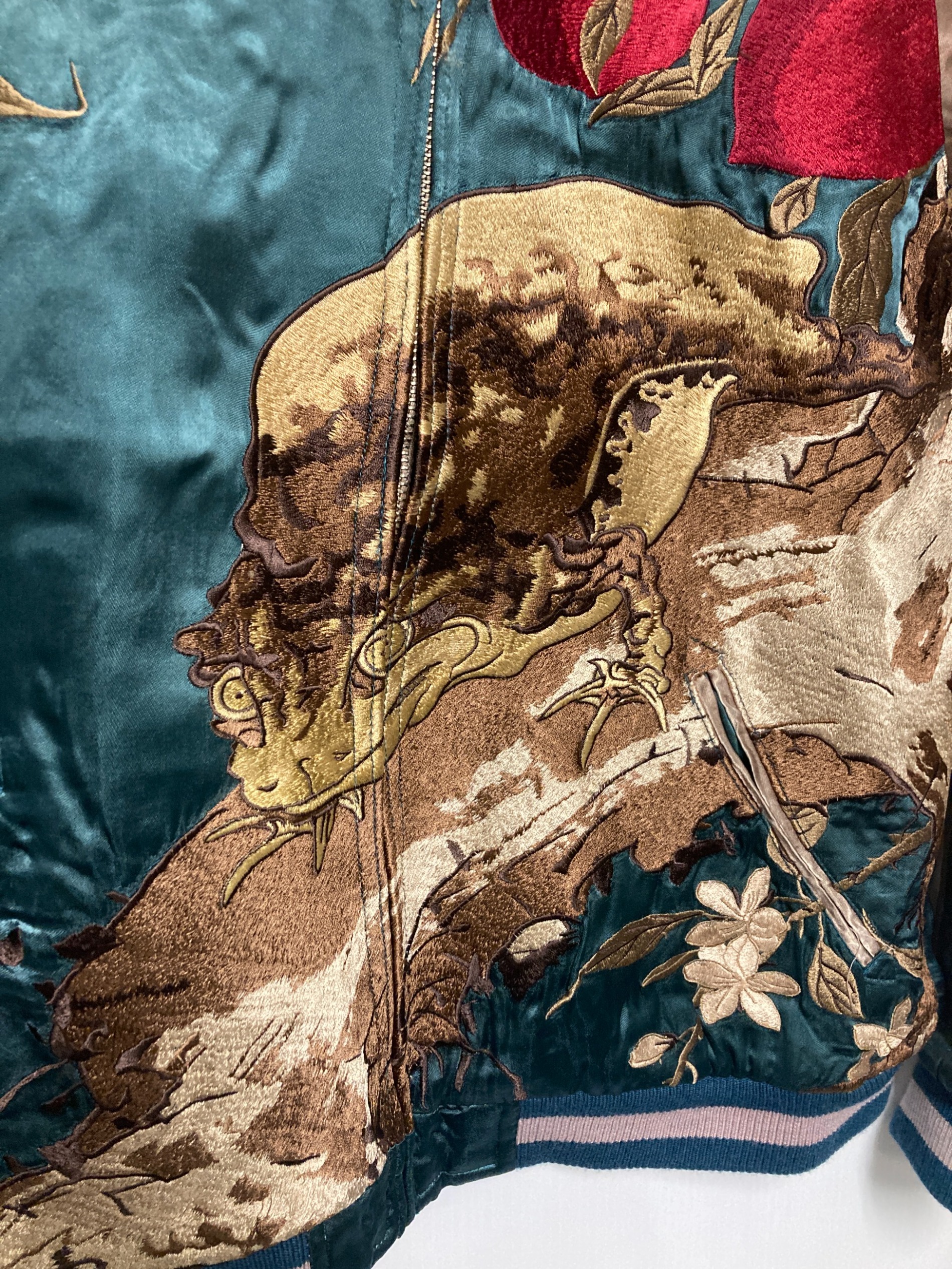 スカジャン SCRIPT 中古品 難あり Amazon | [花旅楽団] Script スカジャン ジャパンマップ メンズ