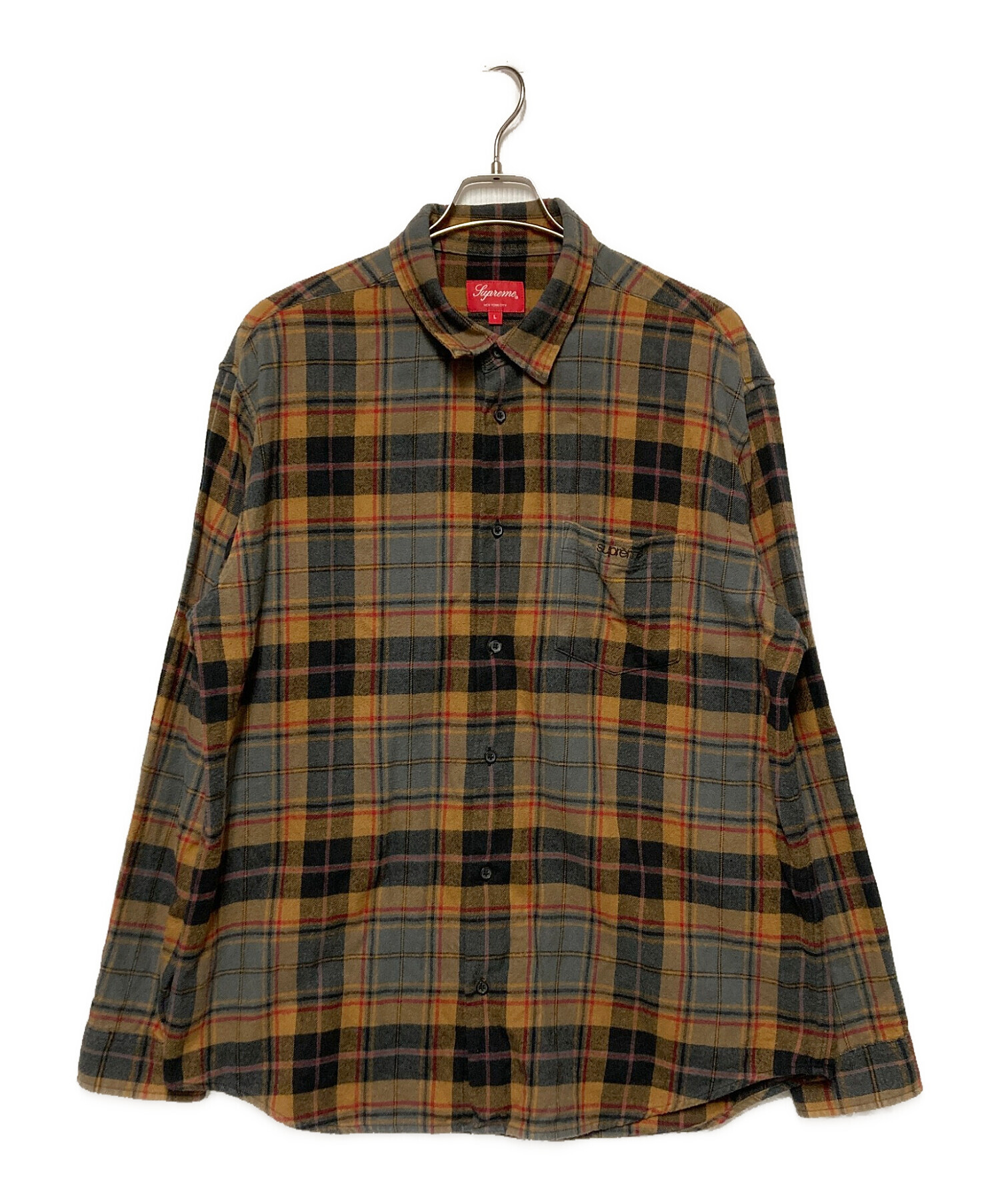 中古・古着通販】SUPREME (シュプリーム) 22FW Plaid Flannel Shirt