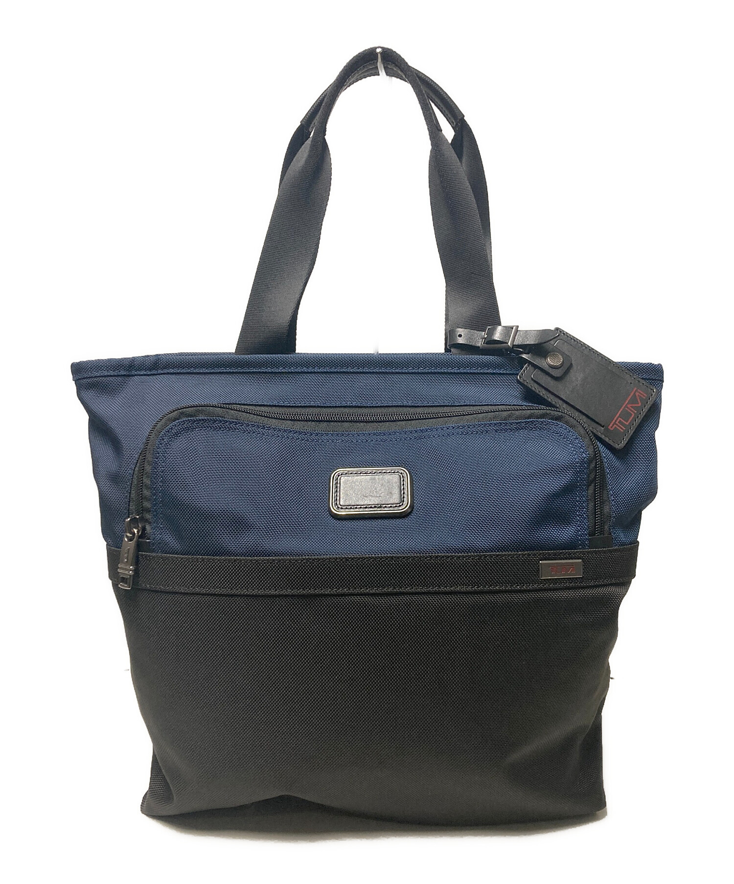 TUMI ナイロン ブラック トートバッグ 中古・古着通販】TUMI (トゥミ) ナイロントートバッグ ネイビー
