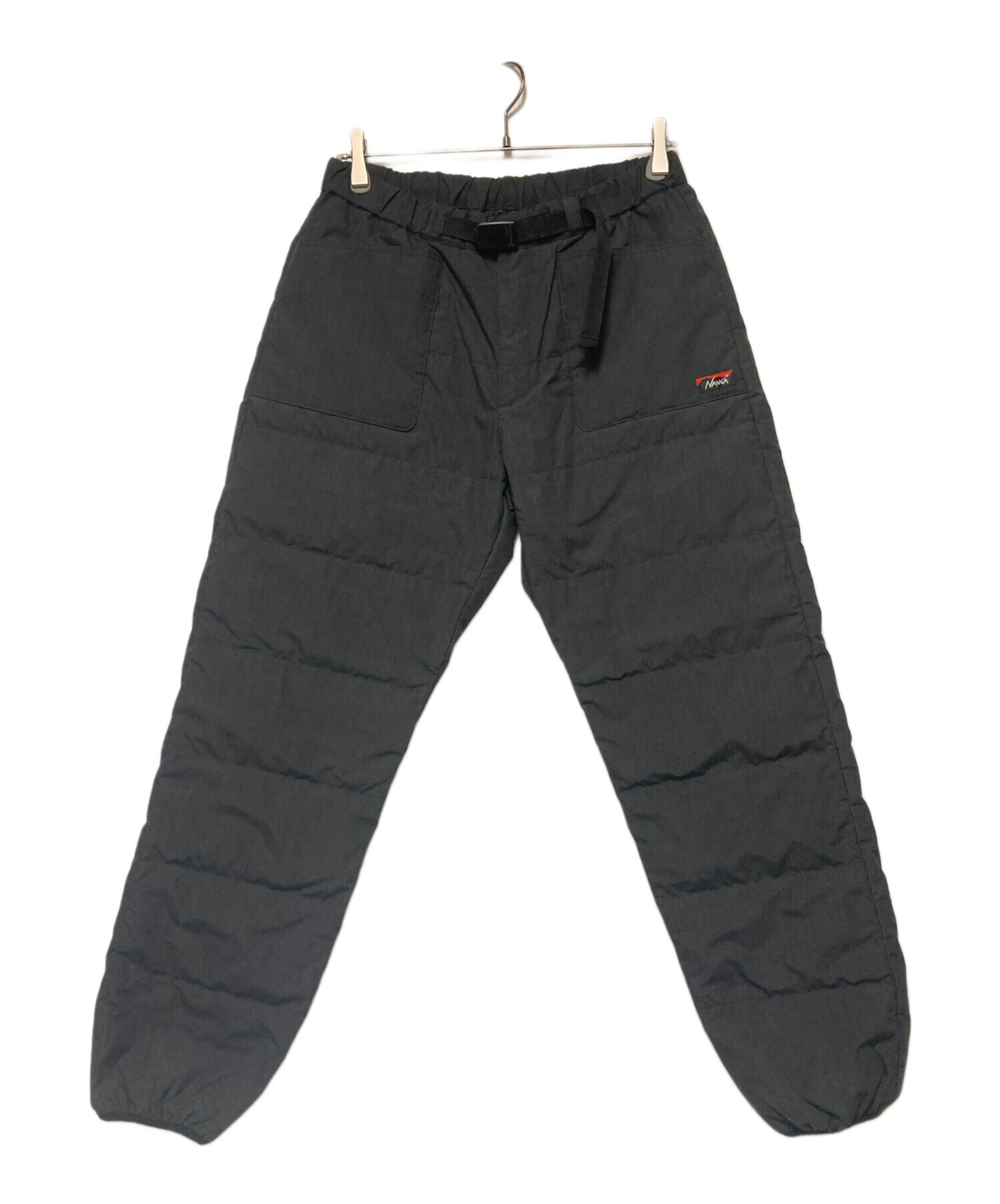 中古・古着通販】NANGA (ナンガ) タキビダウンパンツ グレー サイズ:L