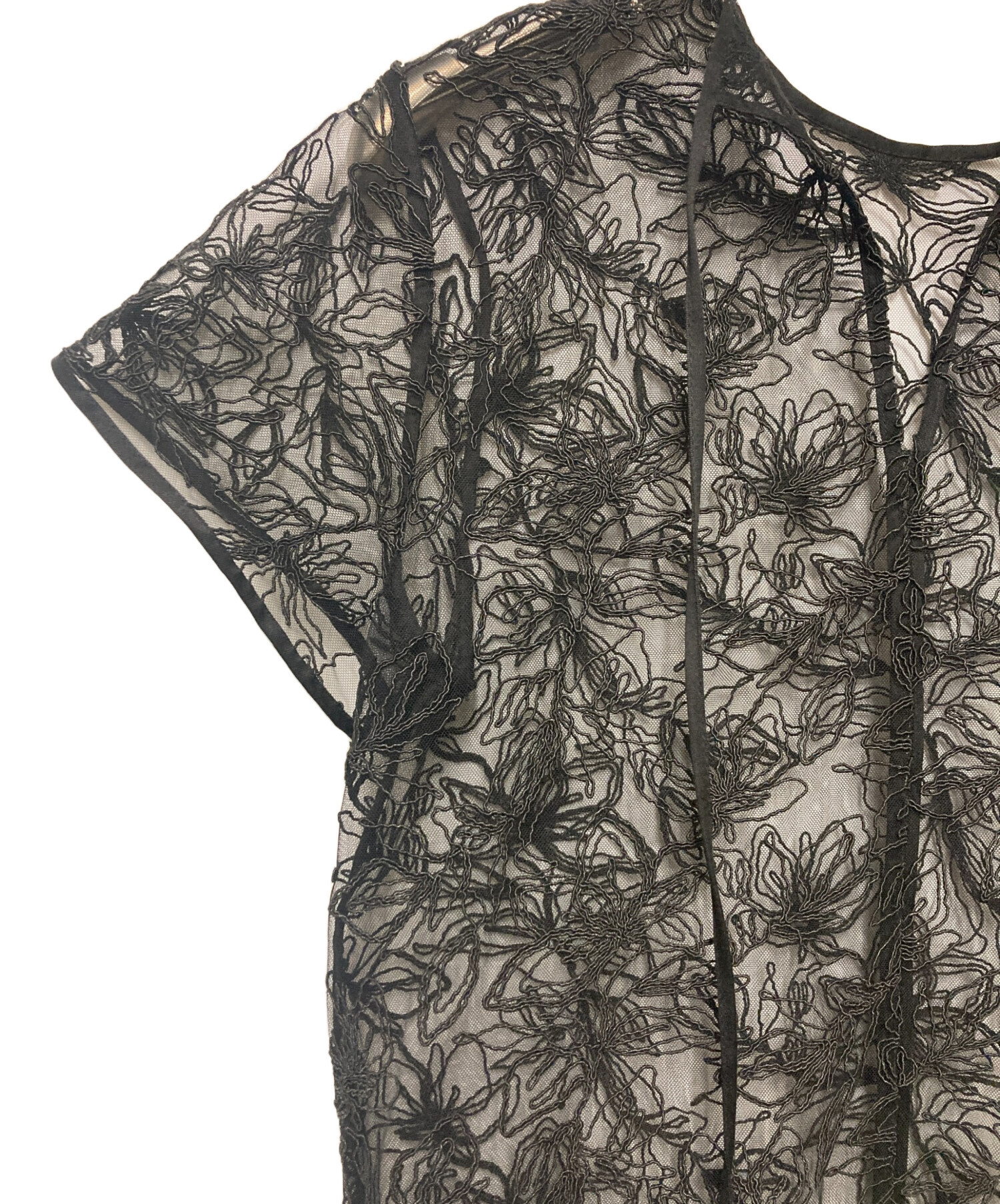 中古・古着通販】LE CIEL BLEU (ルシェルブルー) Flower Embroidery 
