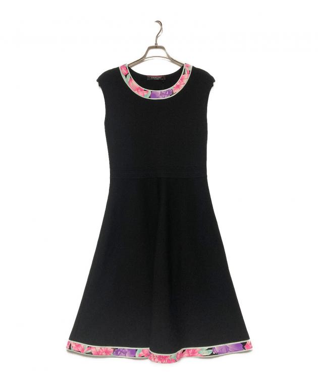 e38 超美品　レオナール　LEONARD　ロングノースリーブ 中古・古着通販】LEONARD (レオナール) ノースリーブワンピース